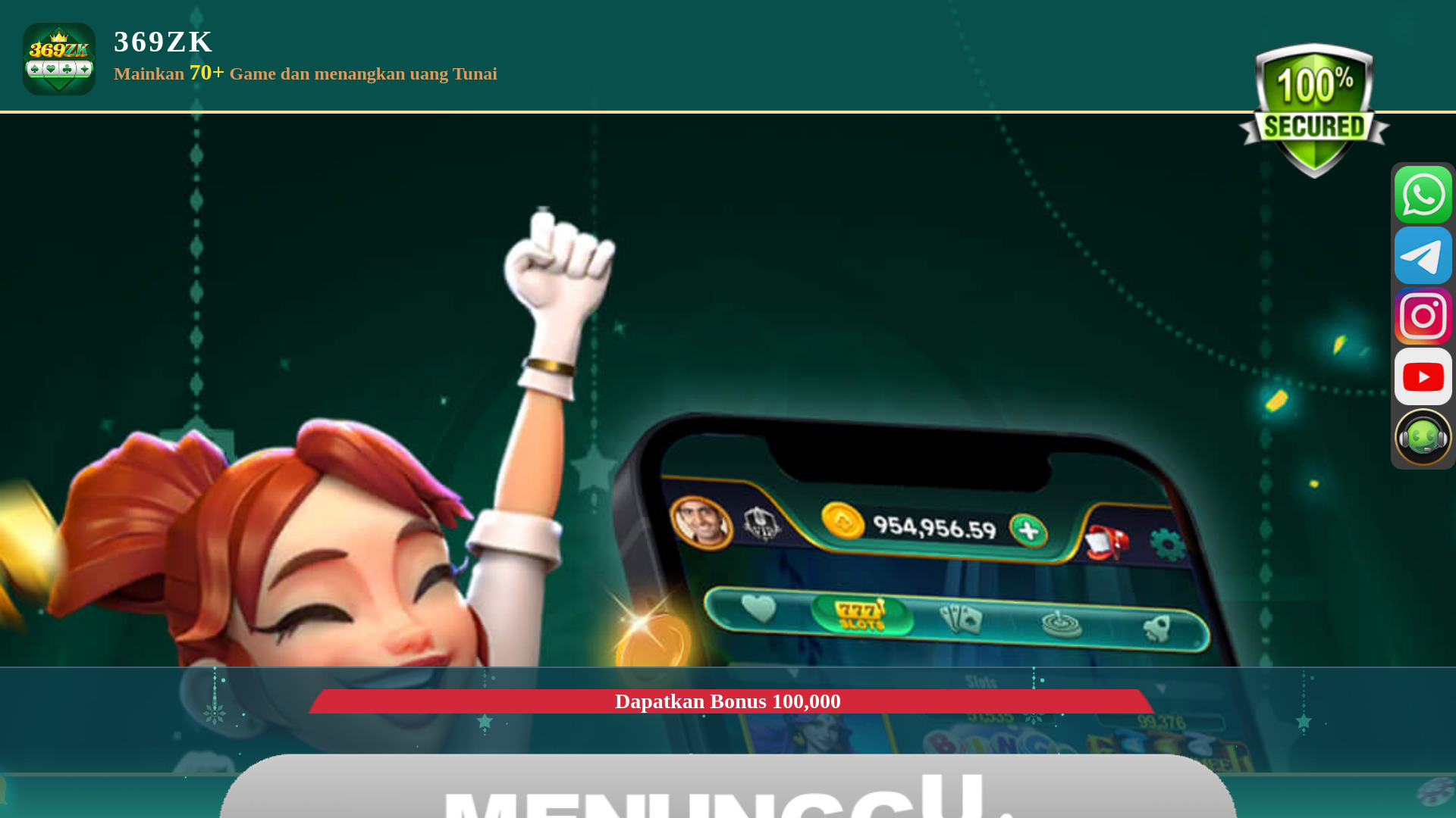 website screenshot of https://369zk888.com