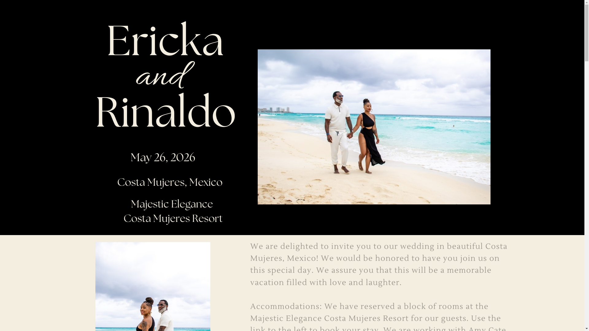 website screenshot of https://riandericka.com/
