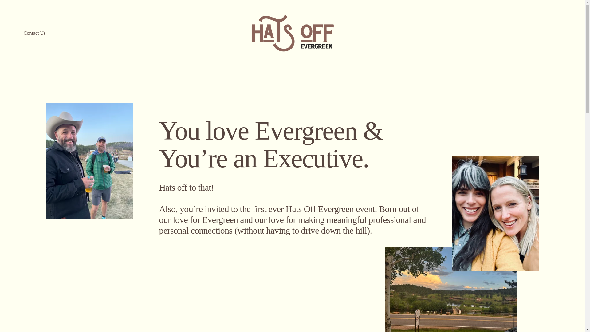 website screenshot of https://hatsoffevergreen.com/