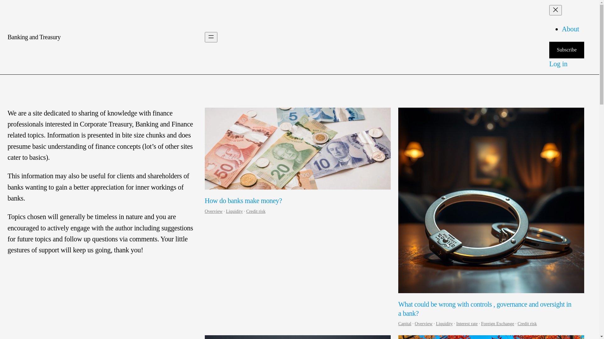 website screenshot of https://bankingandtreasury.com/