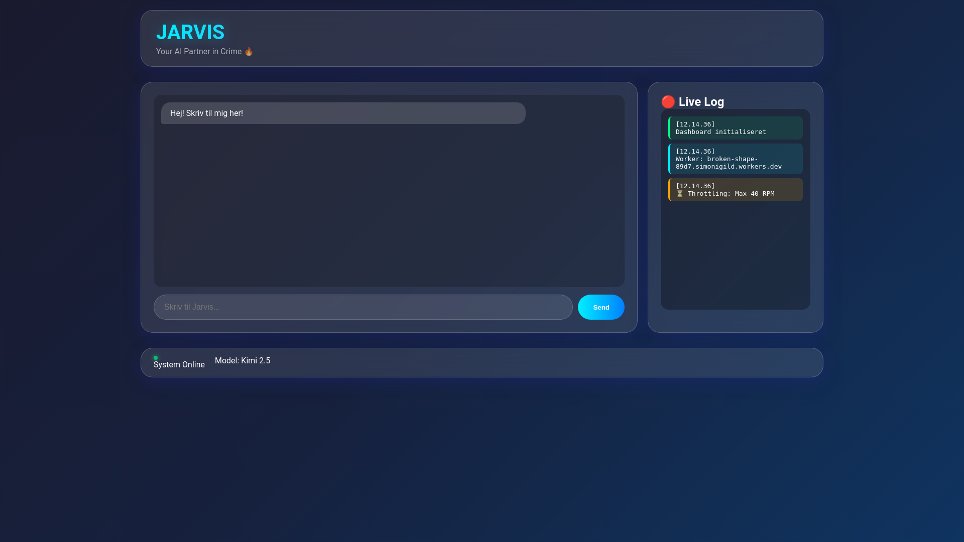 website screenshot of https://jarvis-dashboard-20v.pages.dev/