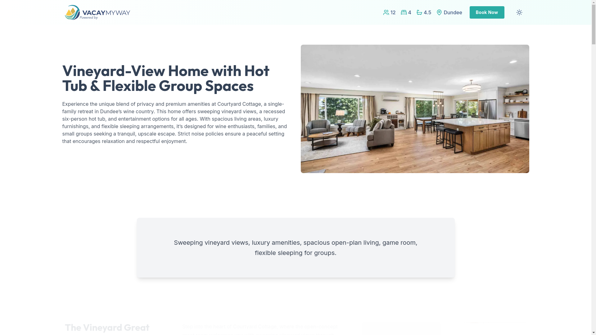 website screenshot of https://dundeeview.house/