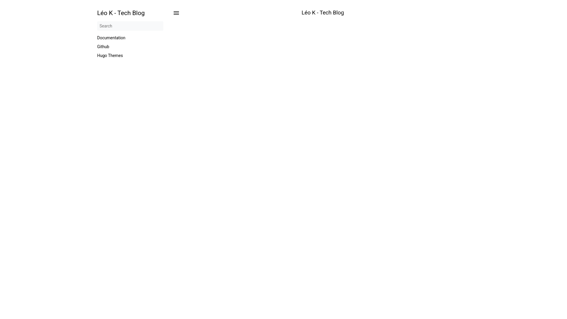 website screenshot of https://leo-kling-tech-blog.pages.dev/