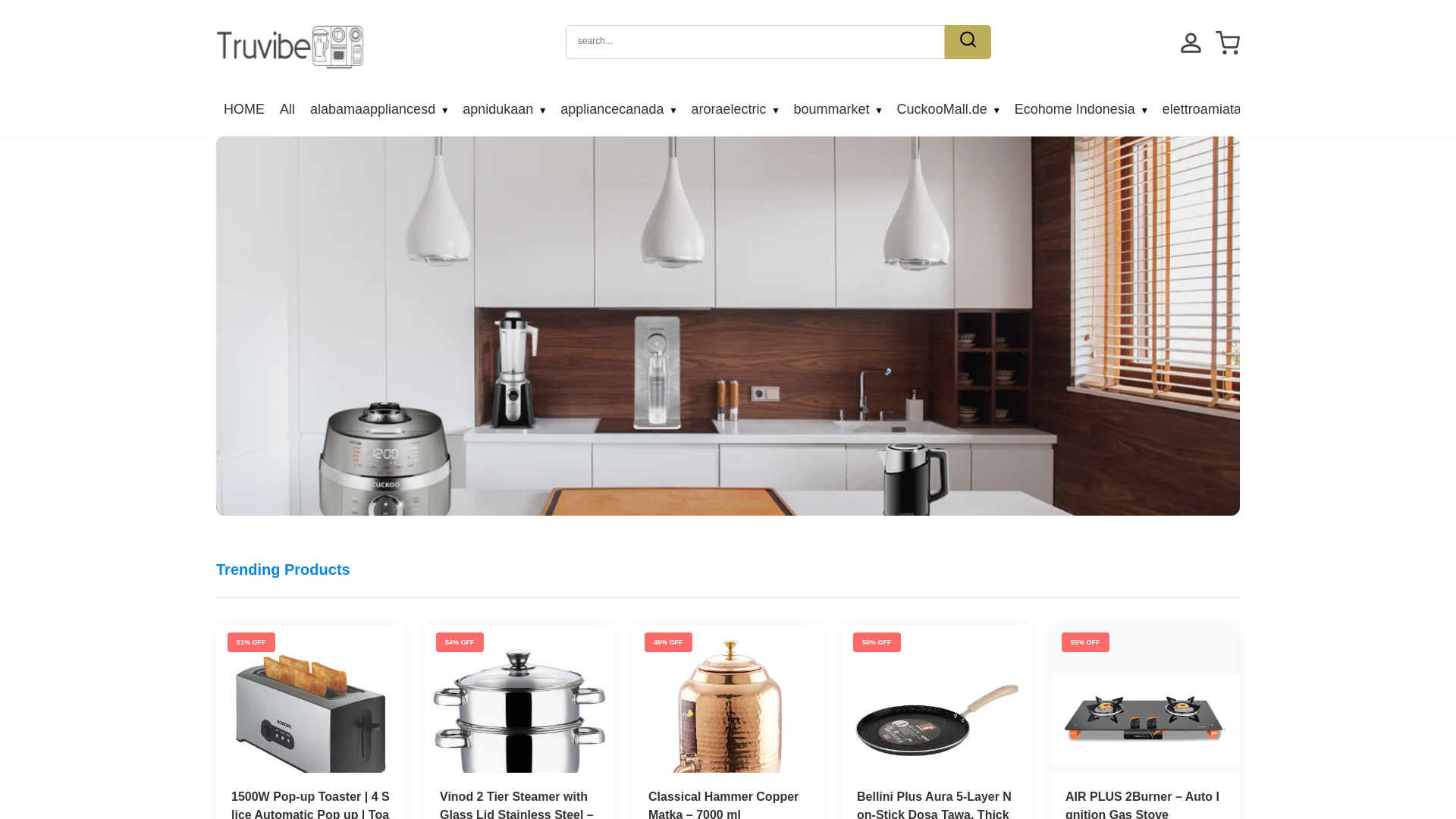 website screenshot of https://truvibeauthentic.com/