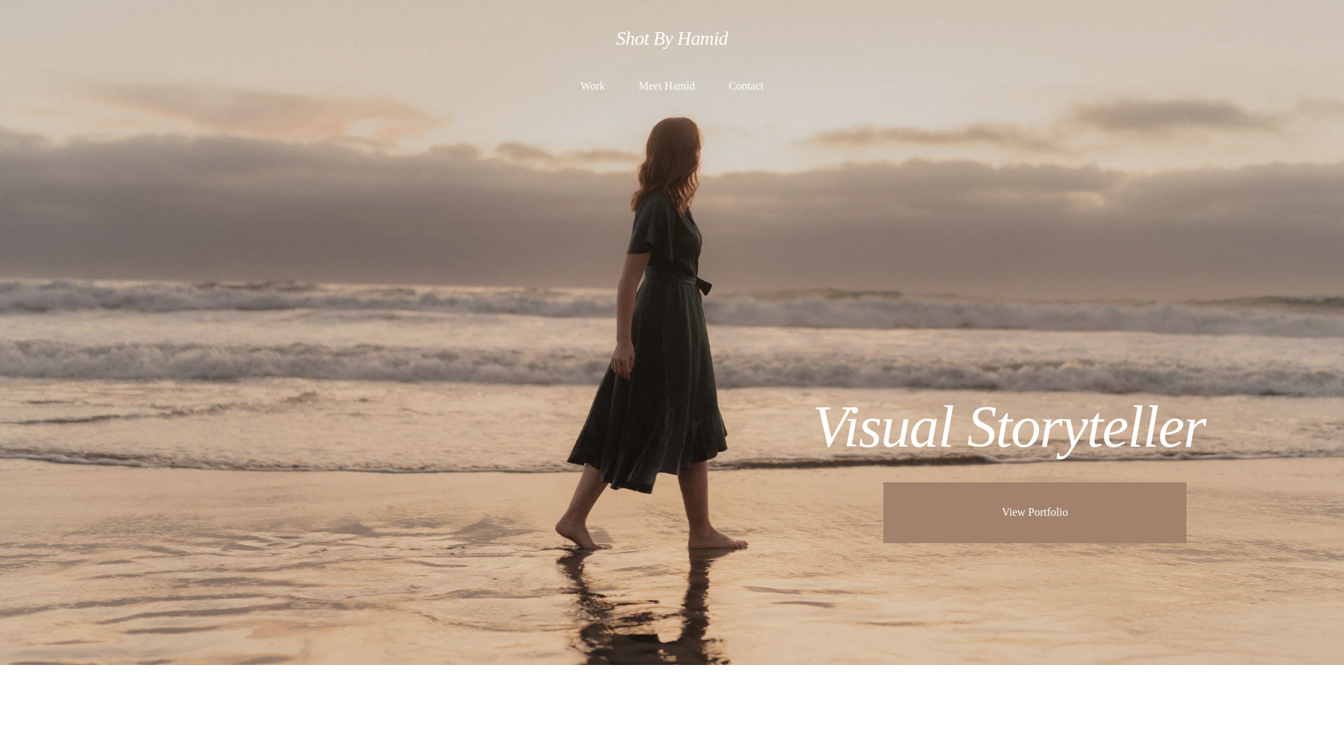 website screenshot of https://shotbyhamid.com/