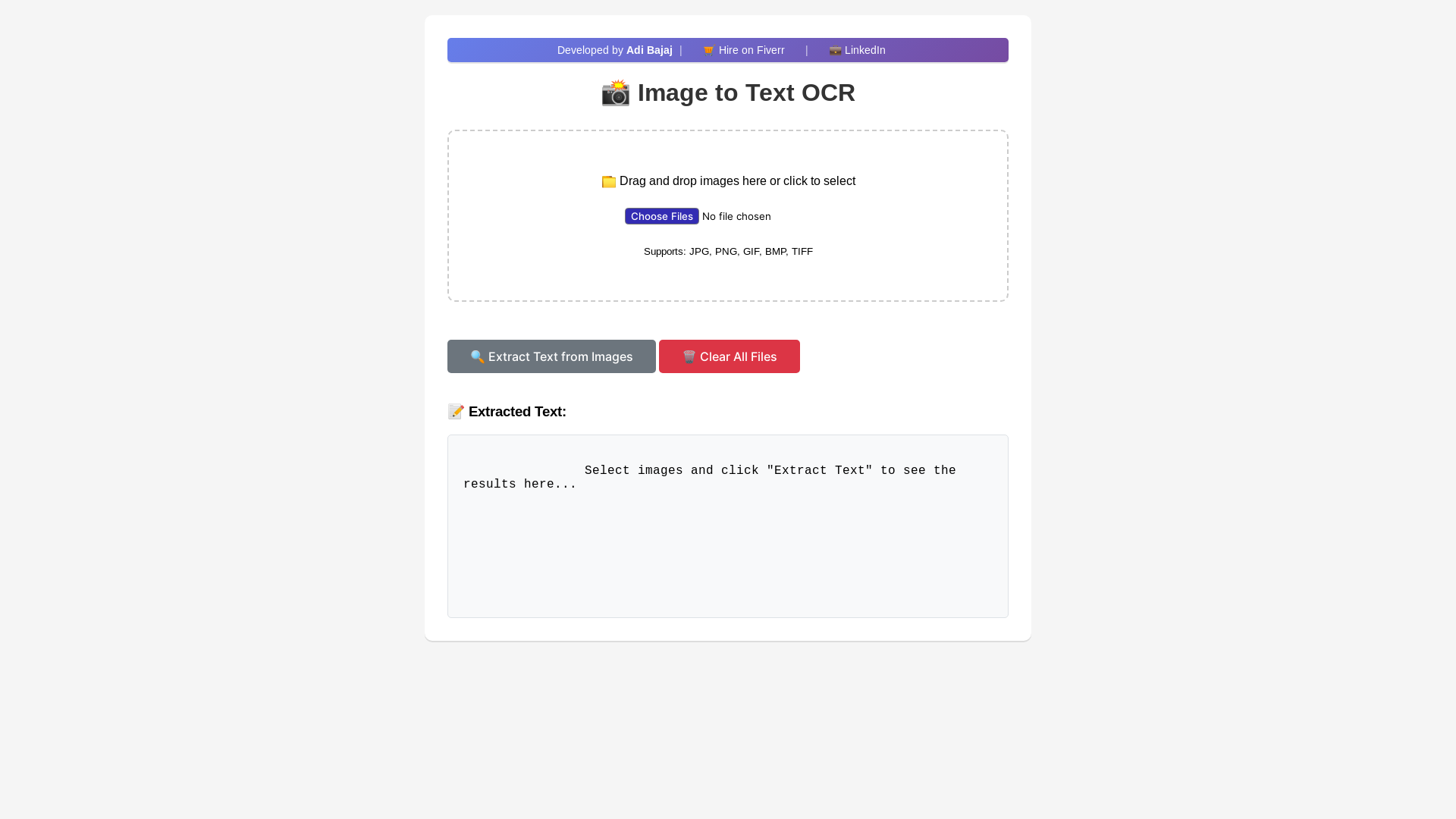 website screenshot of https://extract-text-ocr.pages.dev/