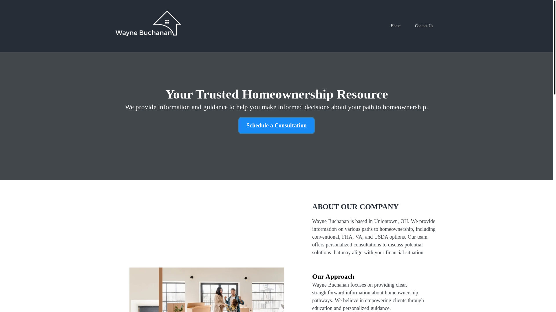 website screenshot of https://blimpcitymortgage.com/