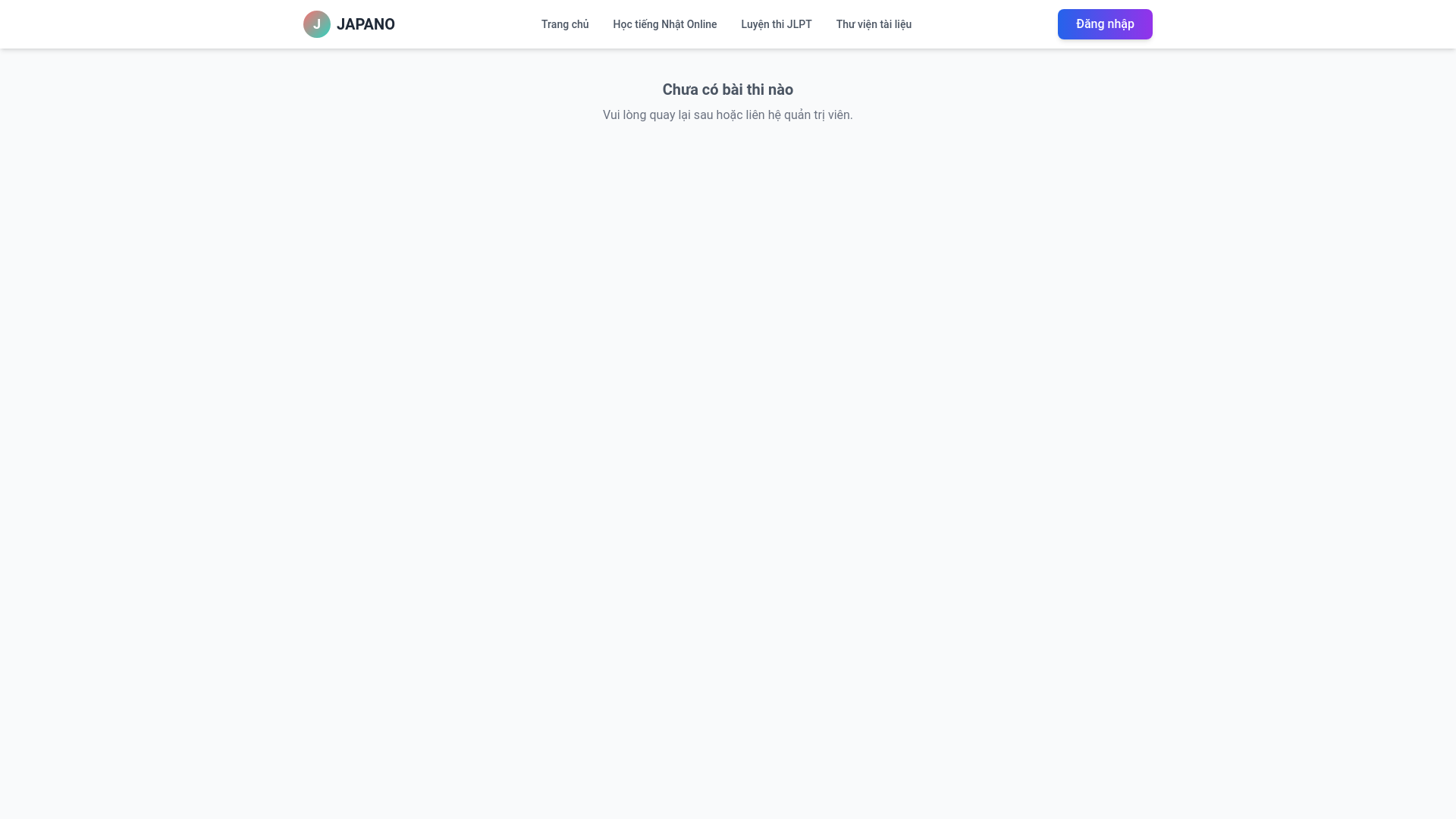 website screenshot of https://jlpt-japano-frontend.pages.dev/
