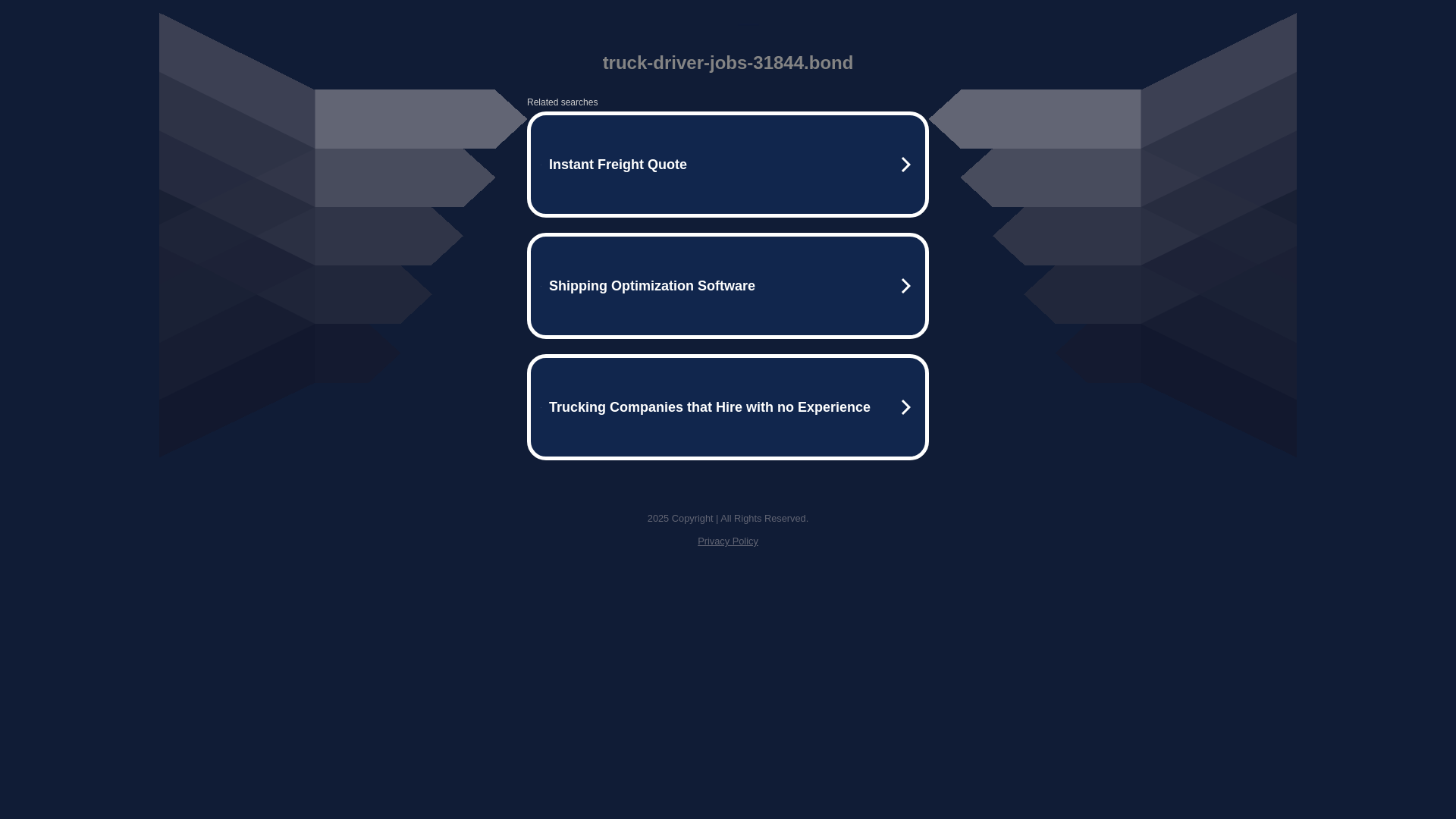 website screenshot of https://truck-driver-jobs-31844.bond/