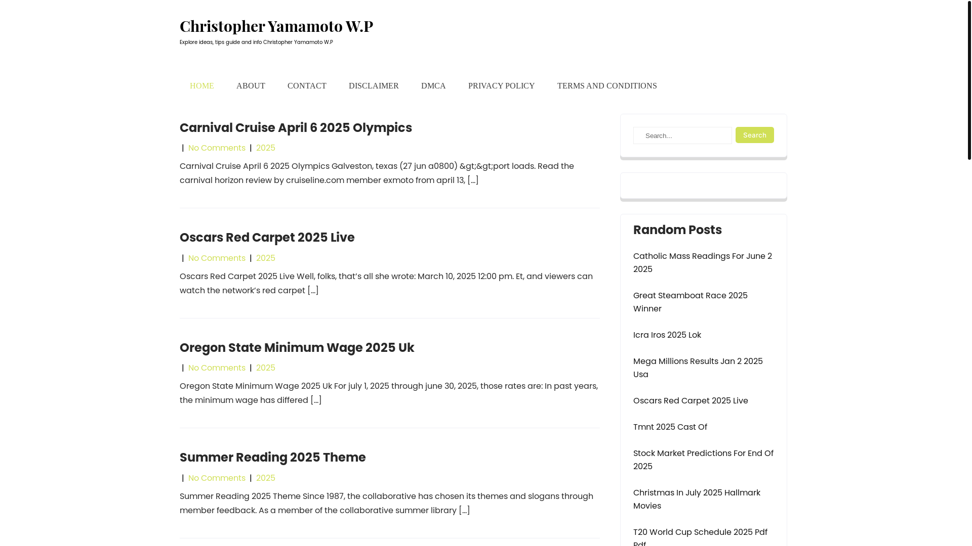 website screenshot of https://christopheryamamotowp.pages.dev/