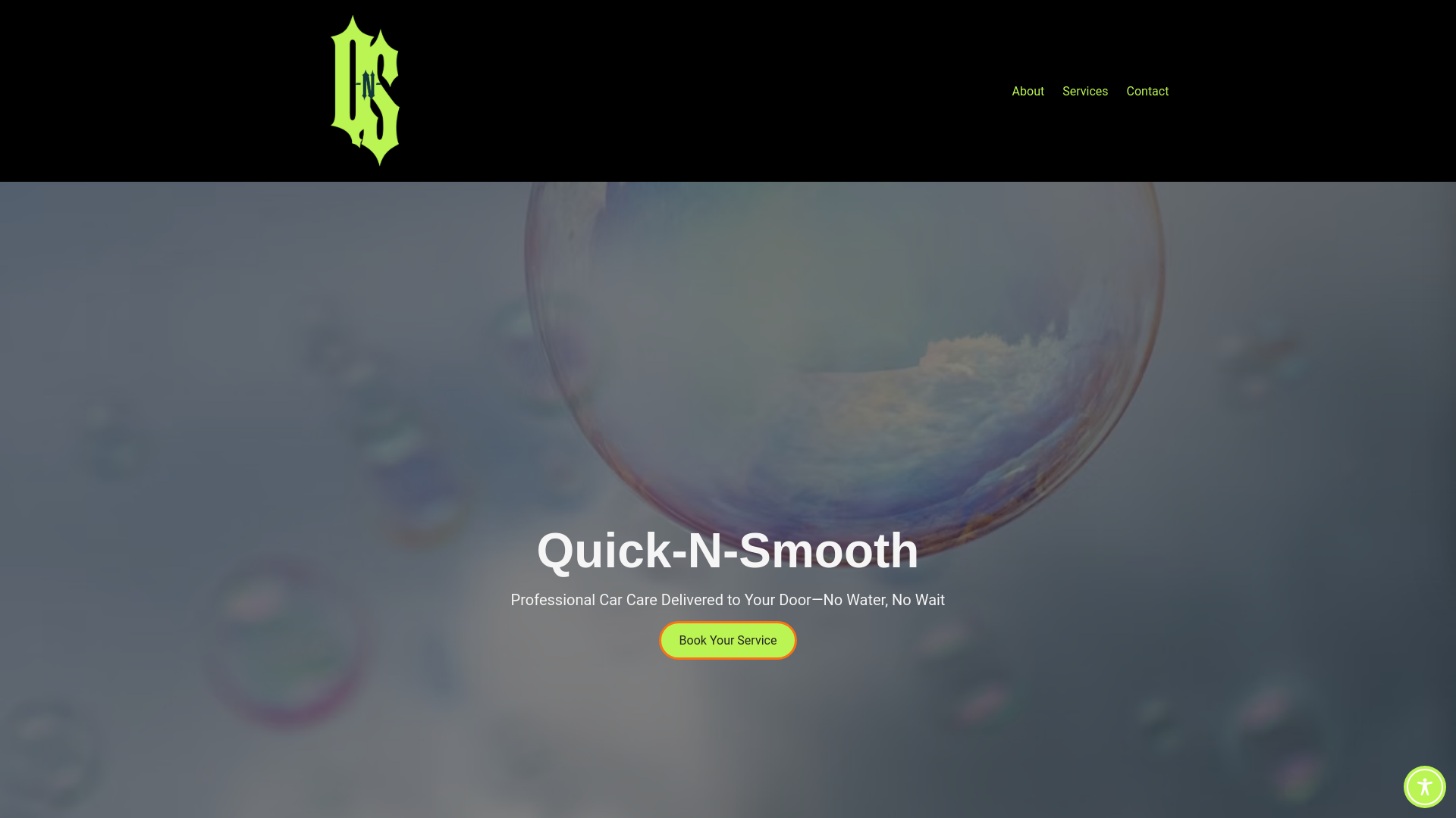 website screenshot of https://quicknsmooth.net/