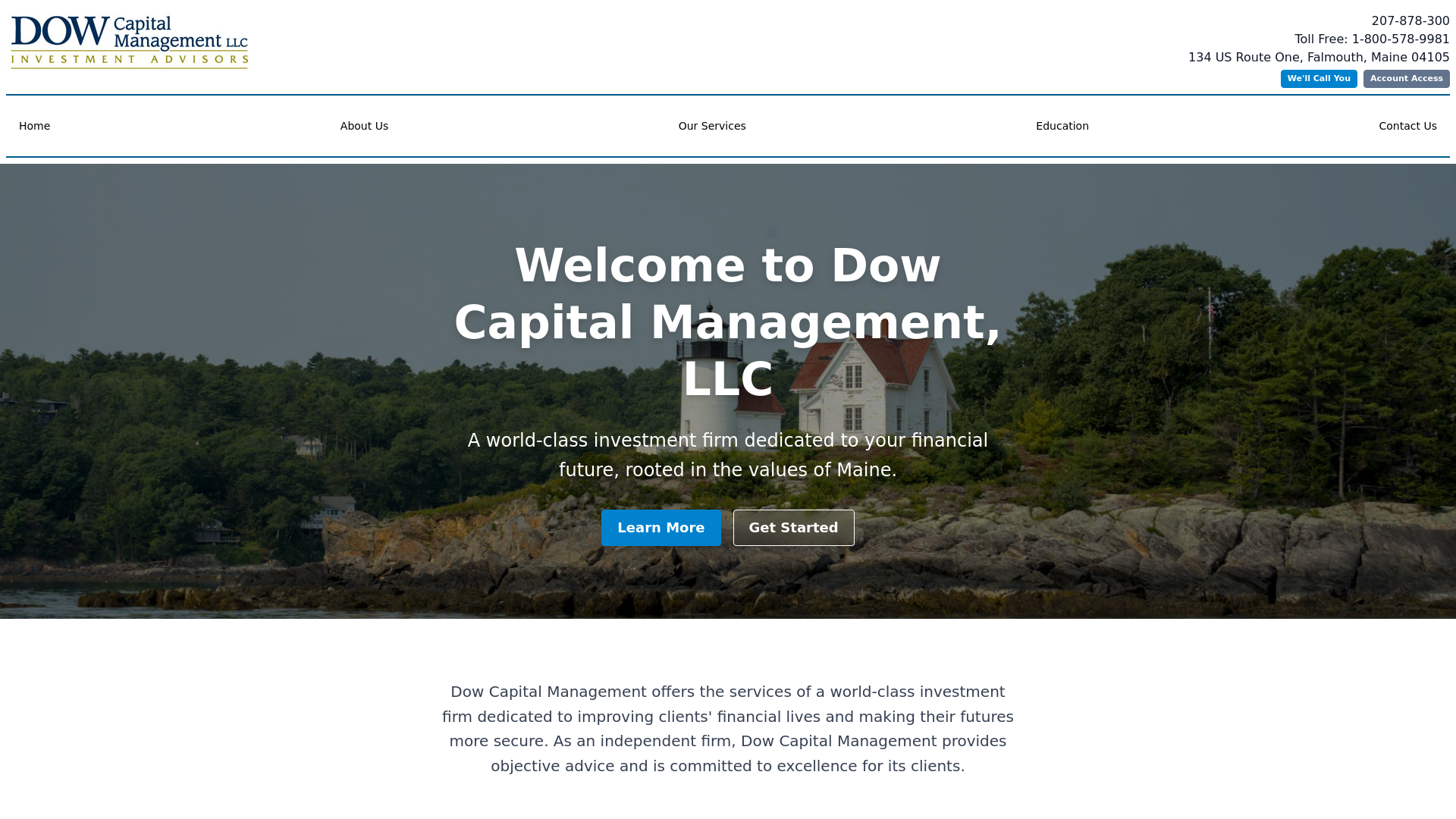 website screenshot of https://dowcm-com.pages.dev/