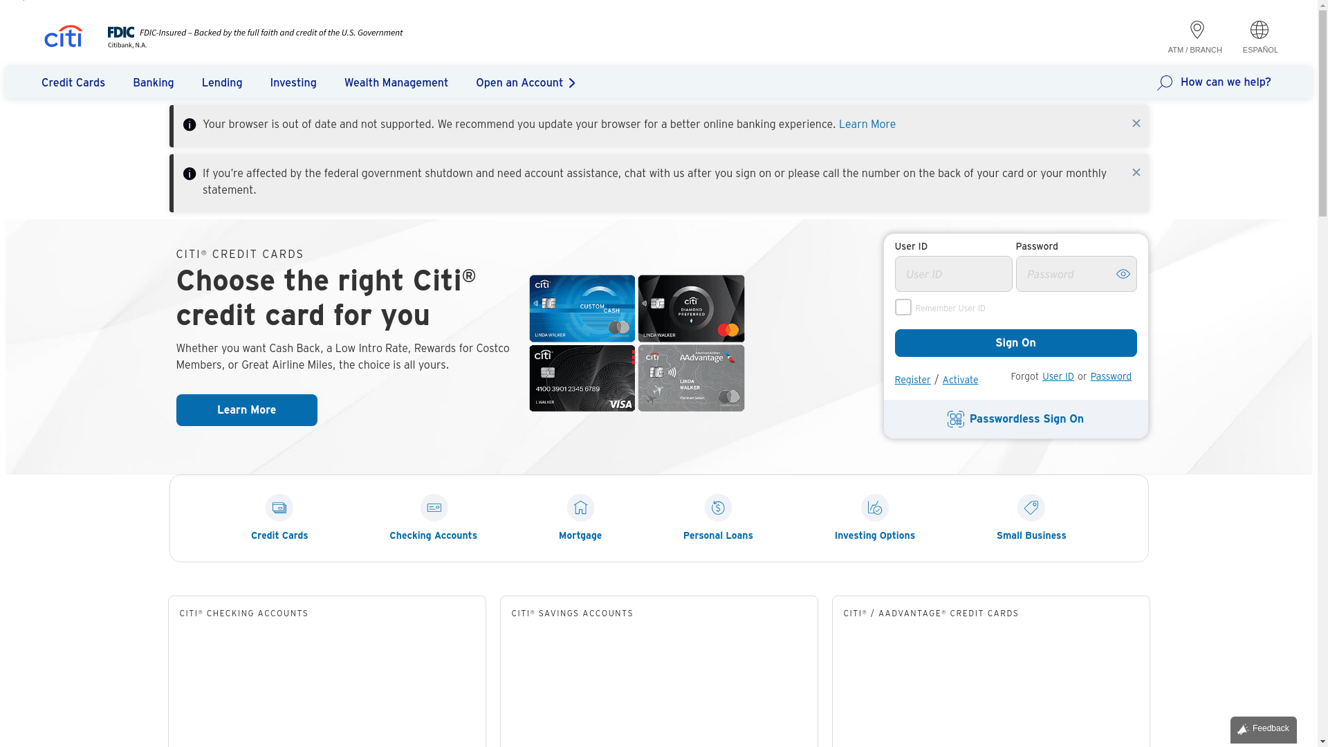 website screenshot of https://citiprivilege.one/