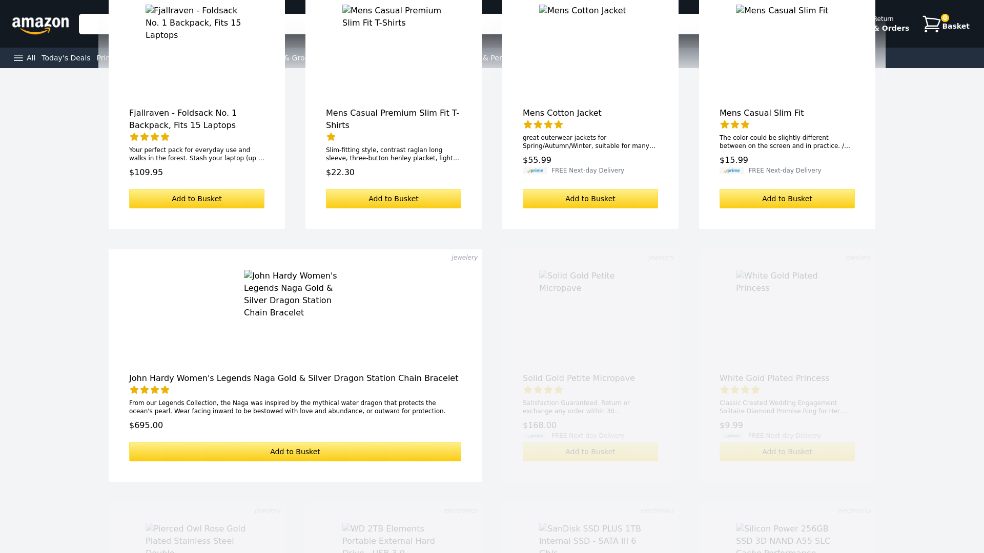 website screenshot of https://amazon-sclone.vercel.app
