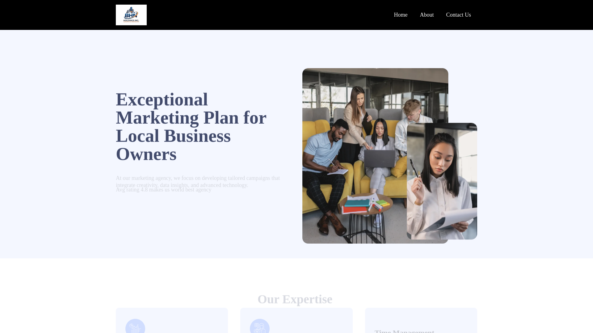website screenshot of https://cortexmarketing.space/