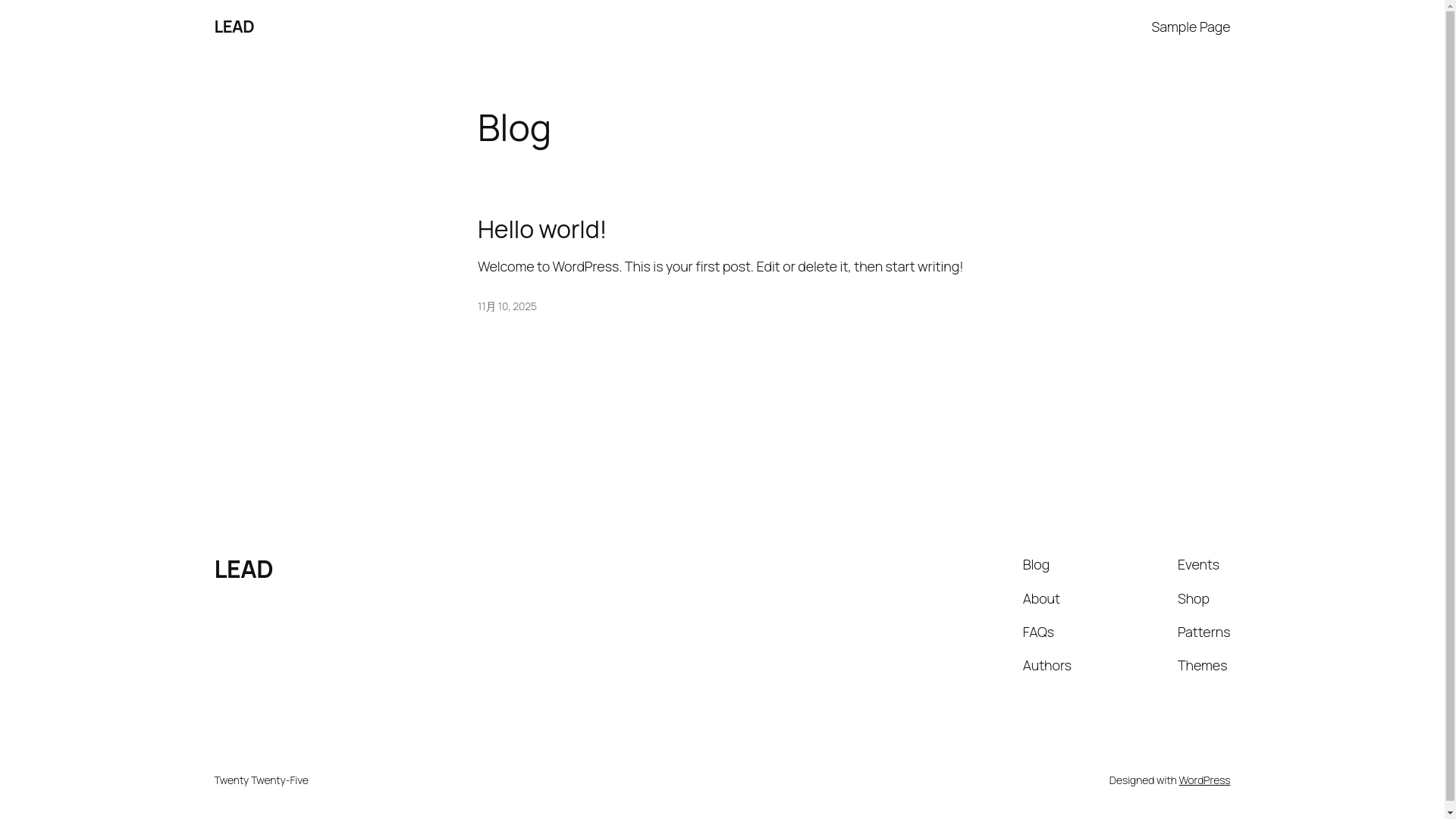 website screenshot of https://kyotolead.com/