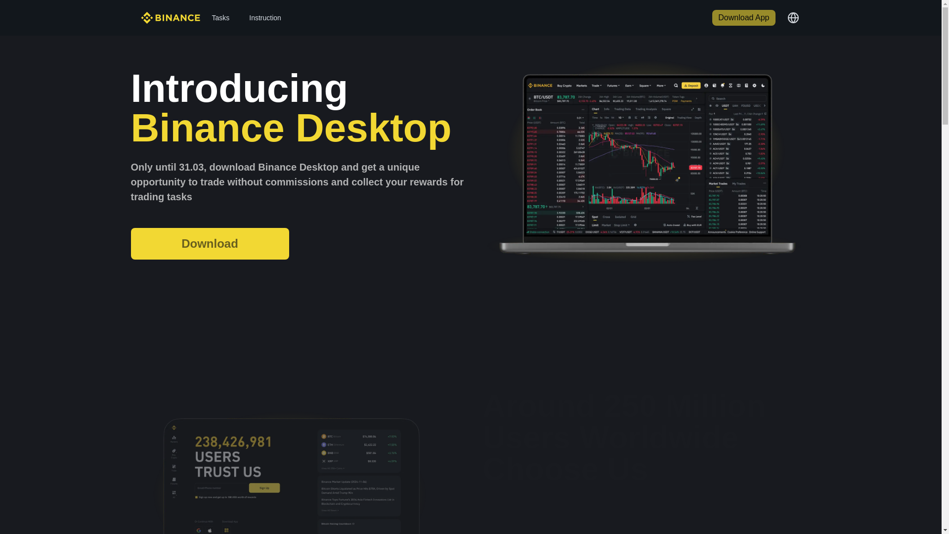 website screenshot of https://binance-app-desktops.com/