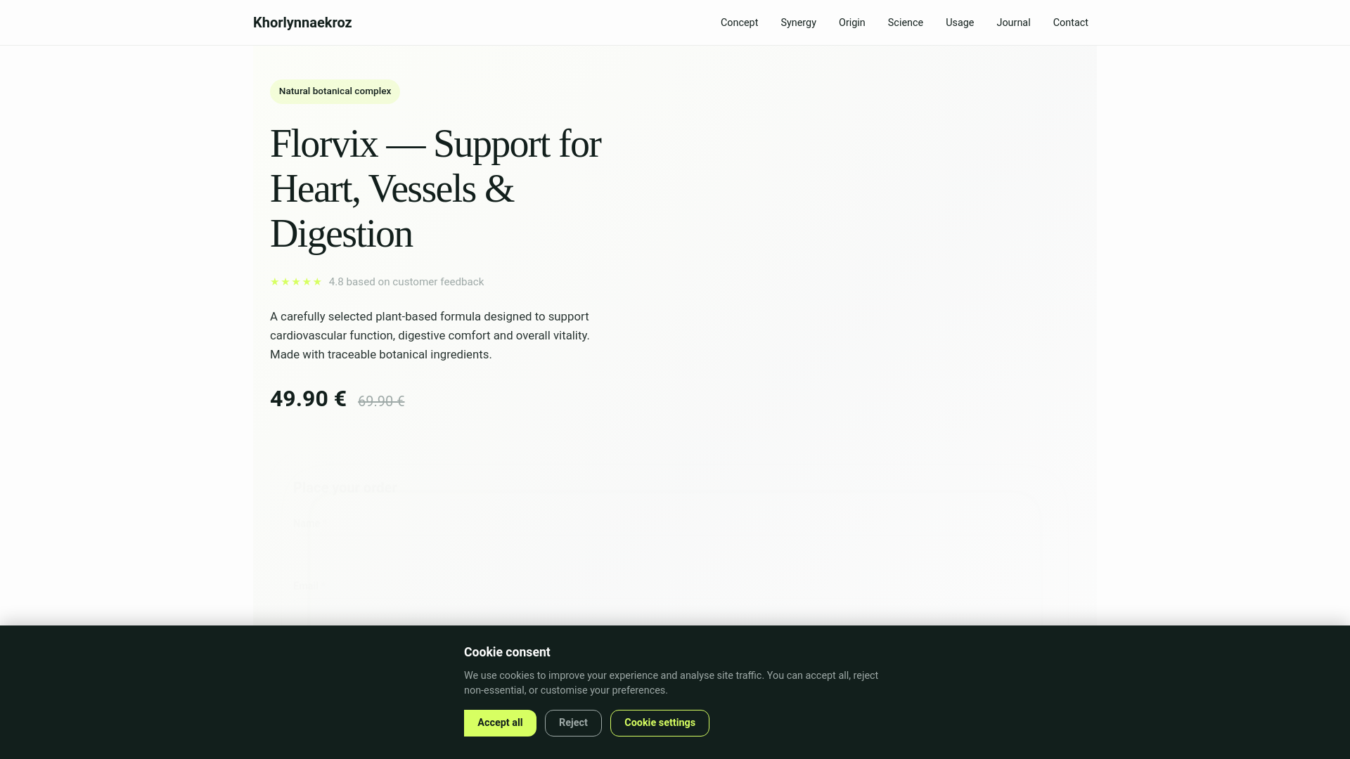 website screenshot of https://khorlynnaekroz.world/