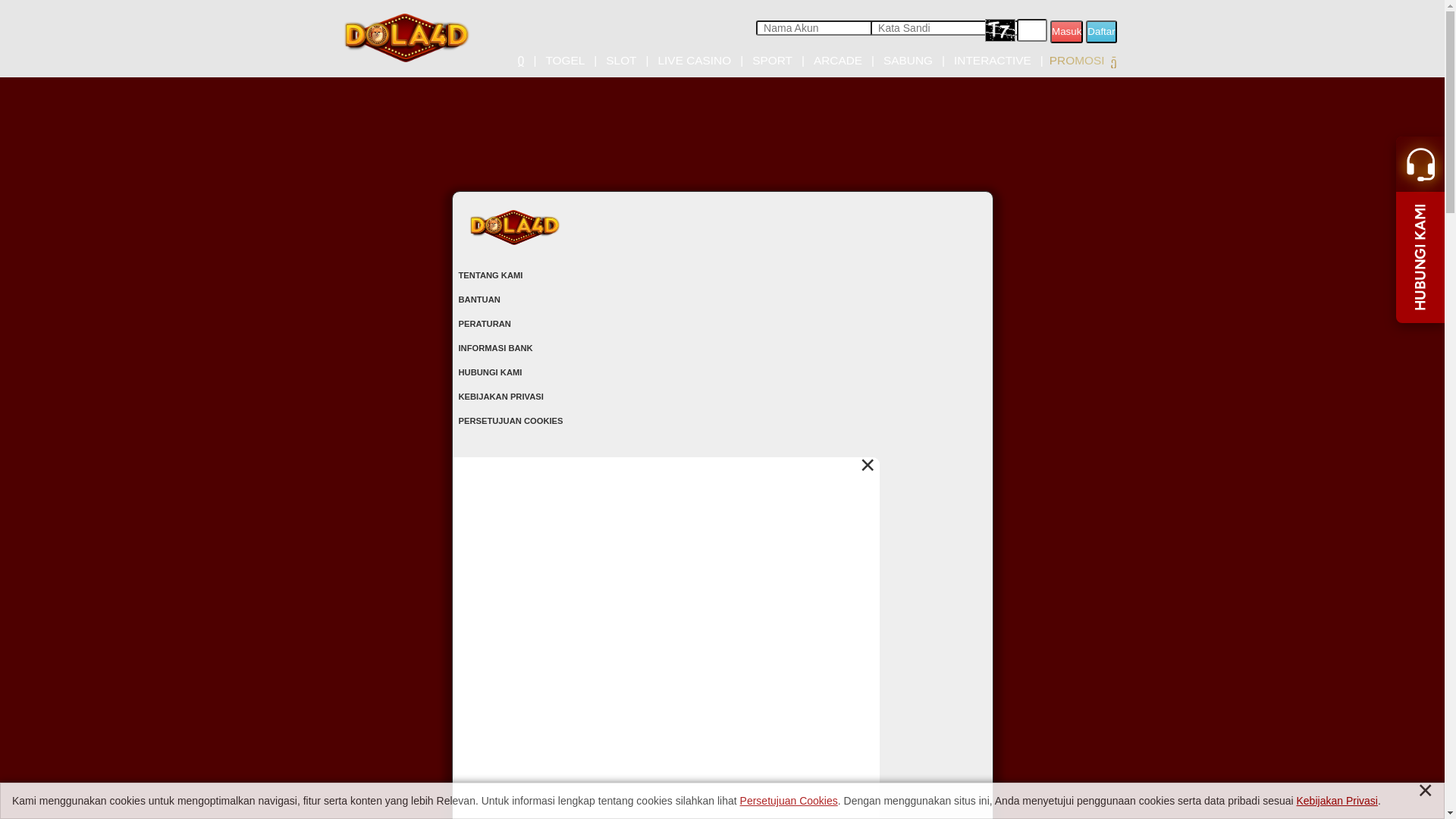 website screenshot of https://dolacun.online/