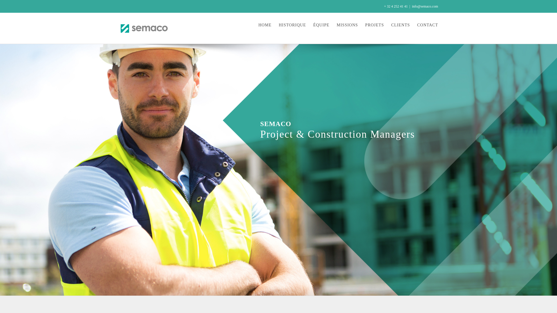 website screenshot of https://semaco.com/