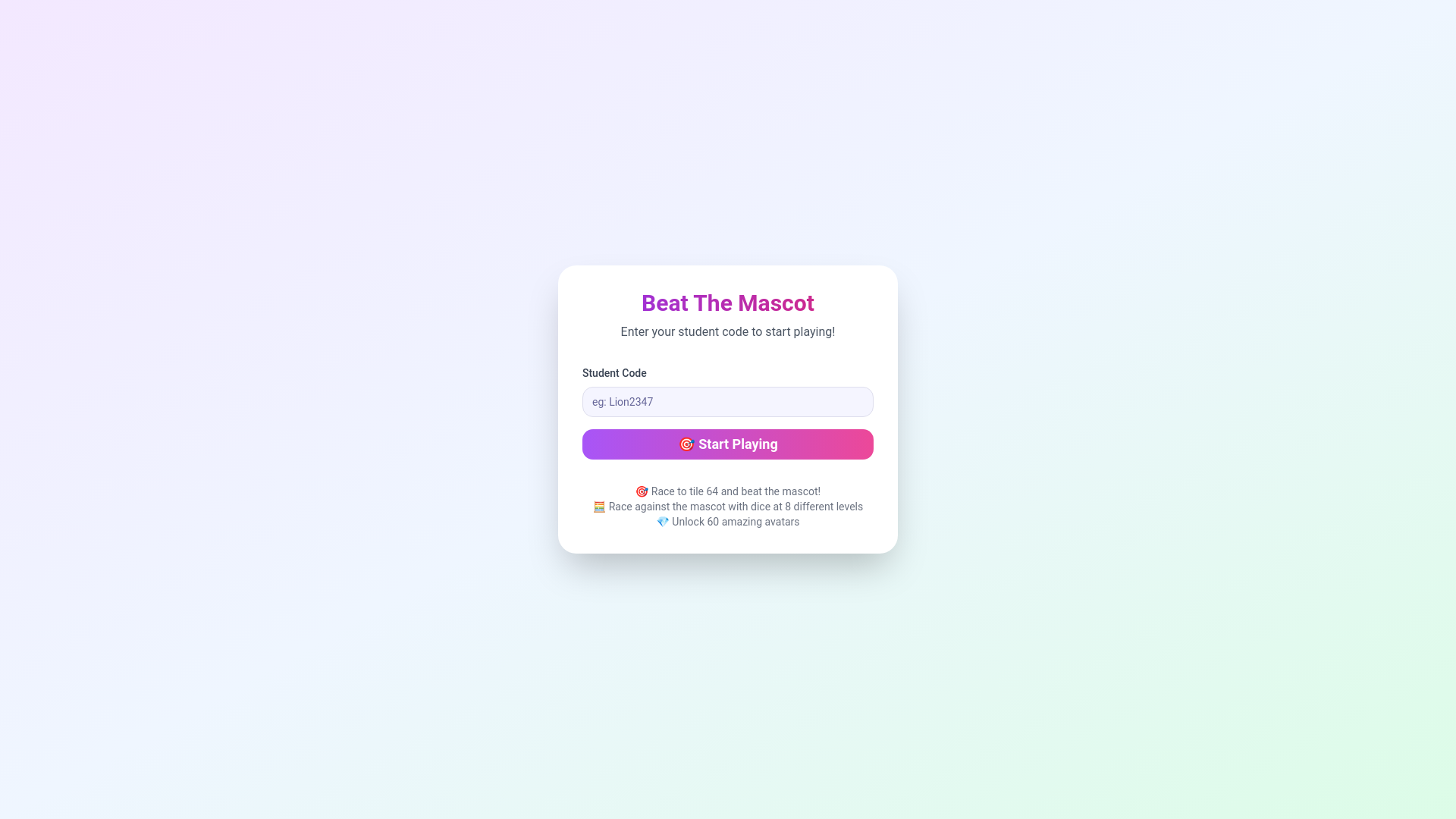website screenshot of https://mascot-staging.pages.dev/