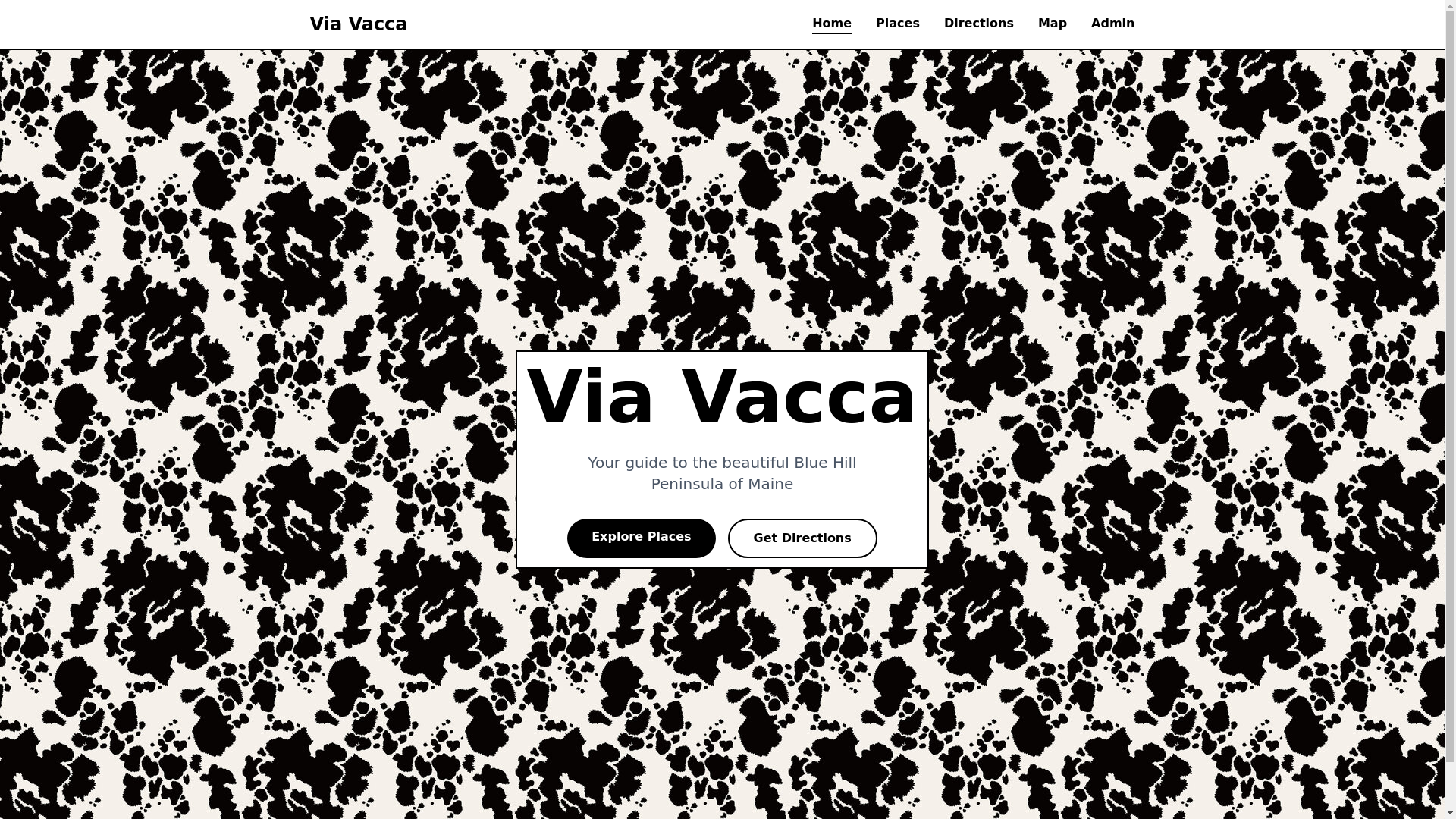 website screenshot of https://viavacca.net/