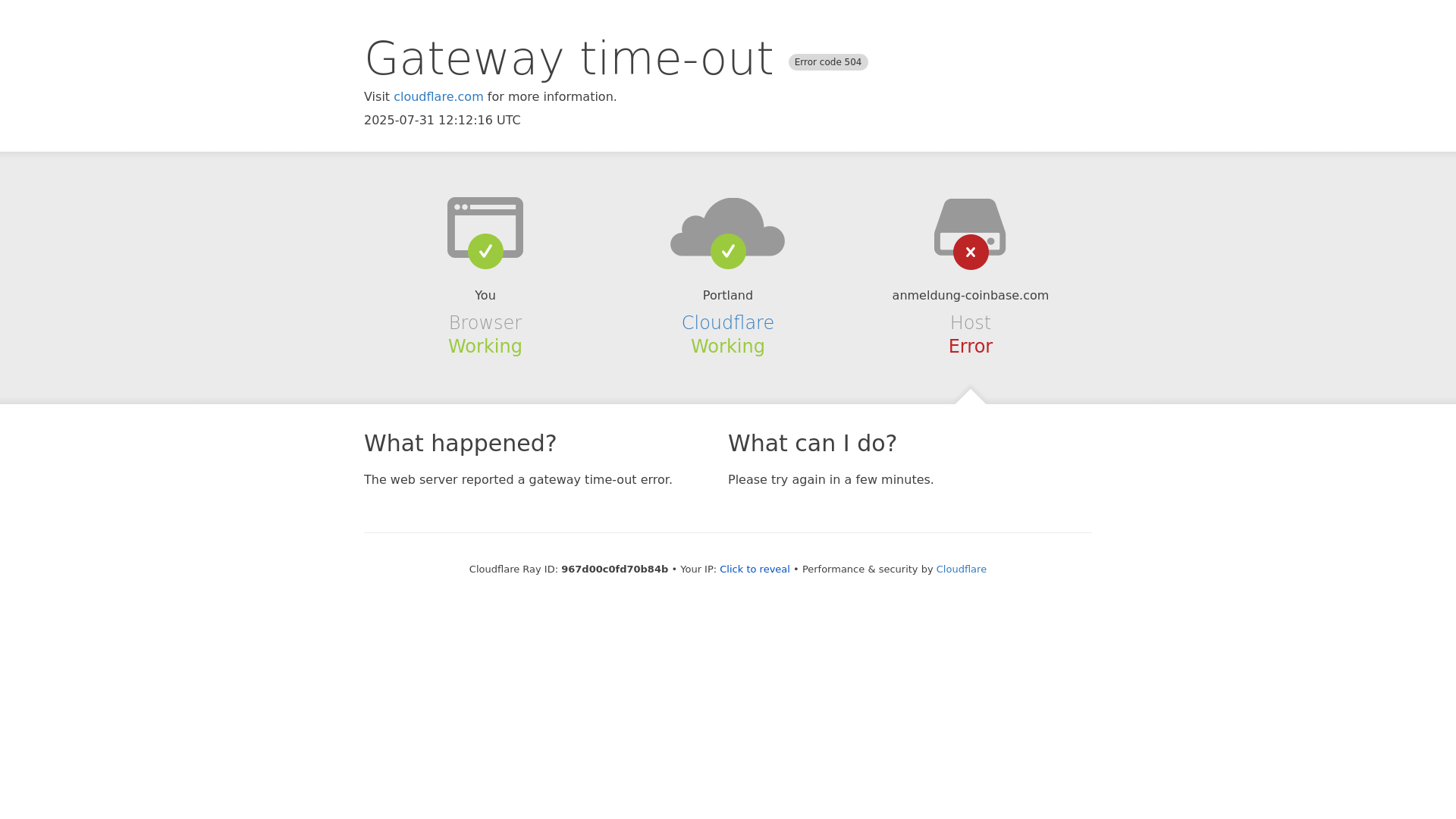 website screenshot of https://anmeldung-coinbase.com/