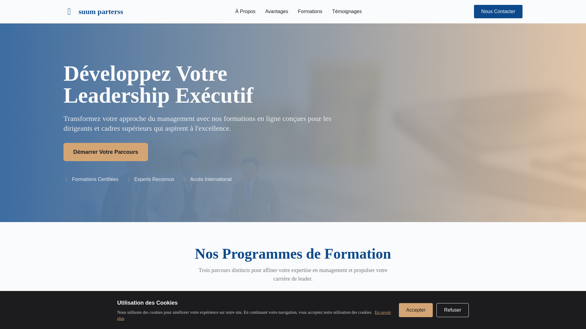 website screenshot of https://suumparterss.club/