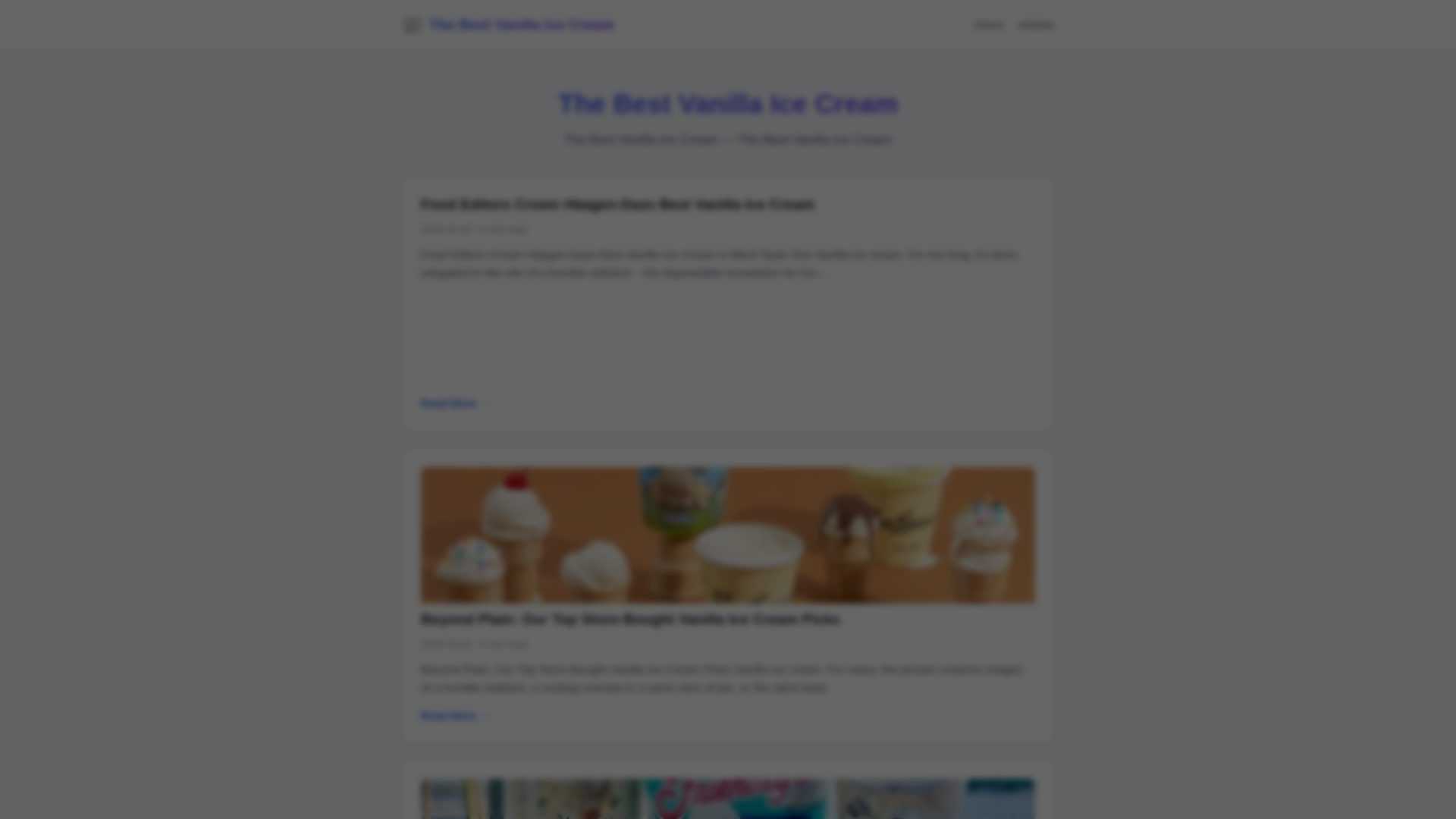 website screenshot of https://the-best-vanilla-ice-cream.pages.dev/