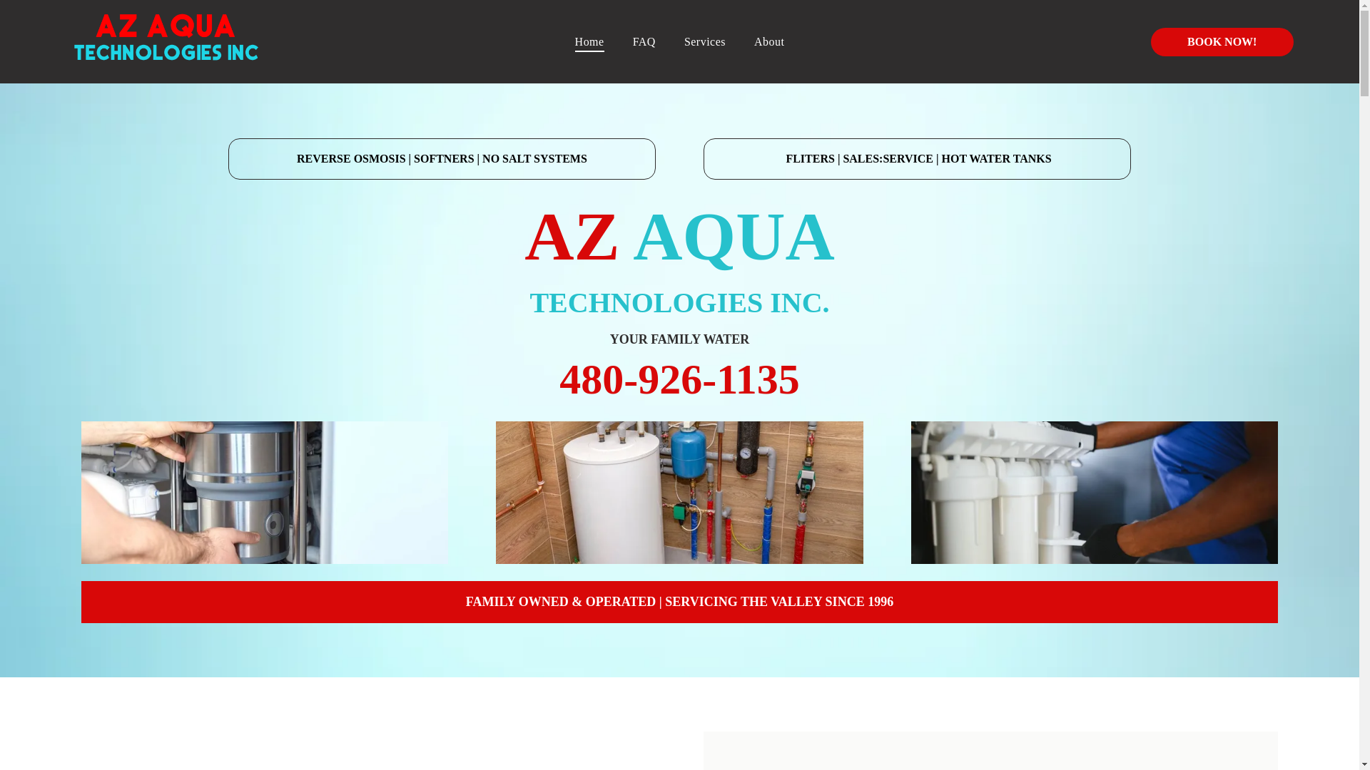 website screenshot of https://atiyourfamilywater.com/