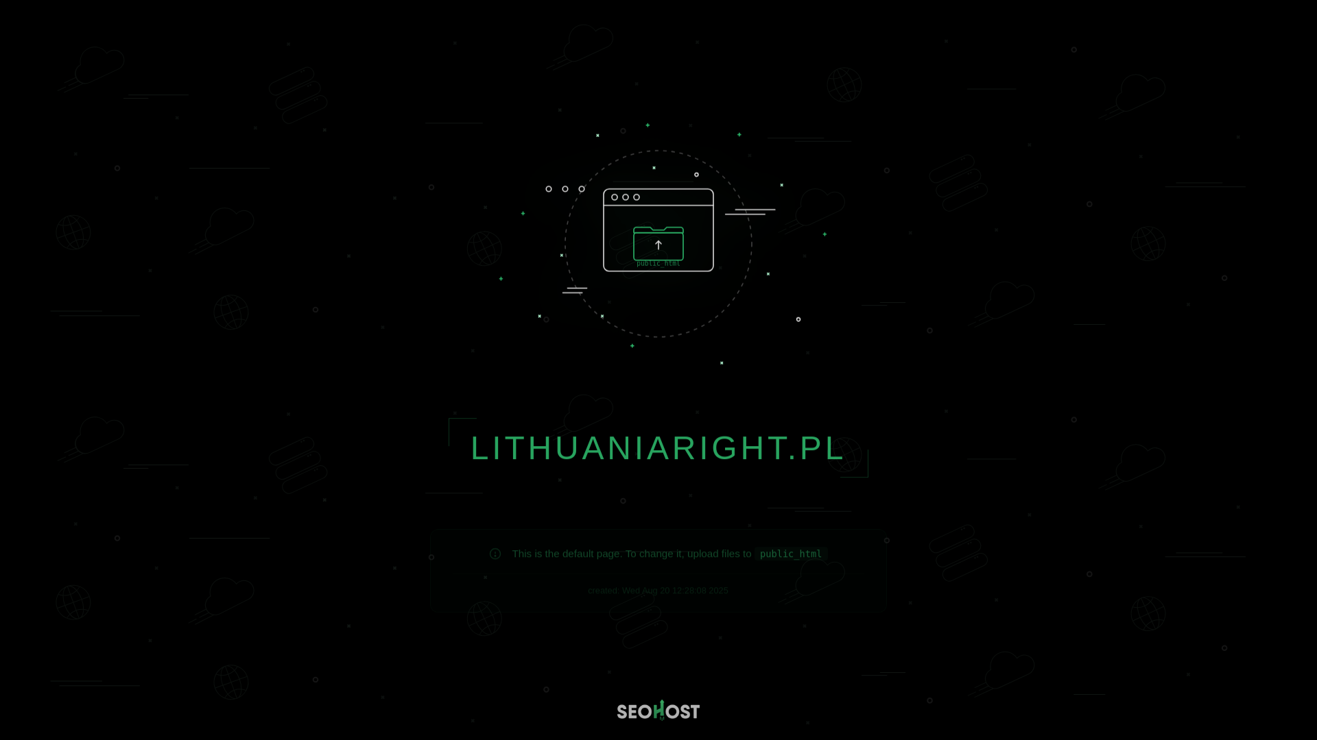 website screenshot of https://lithuaniaright.pl/