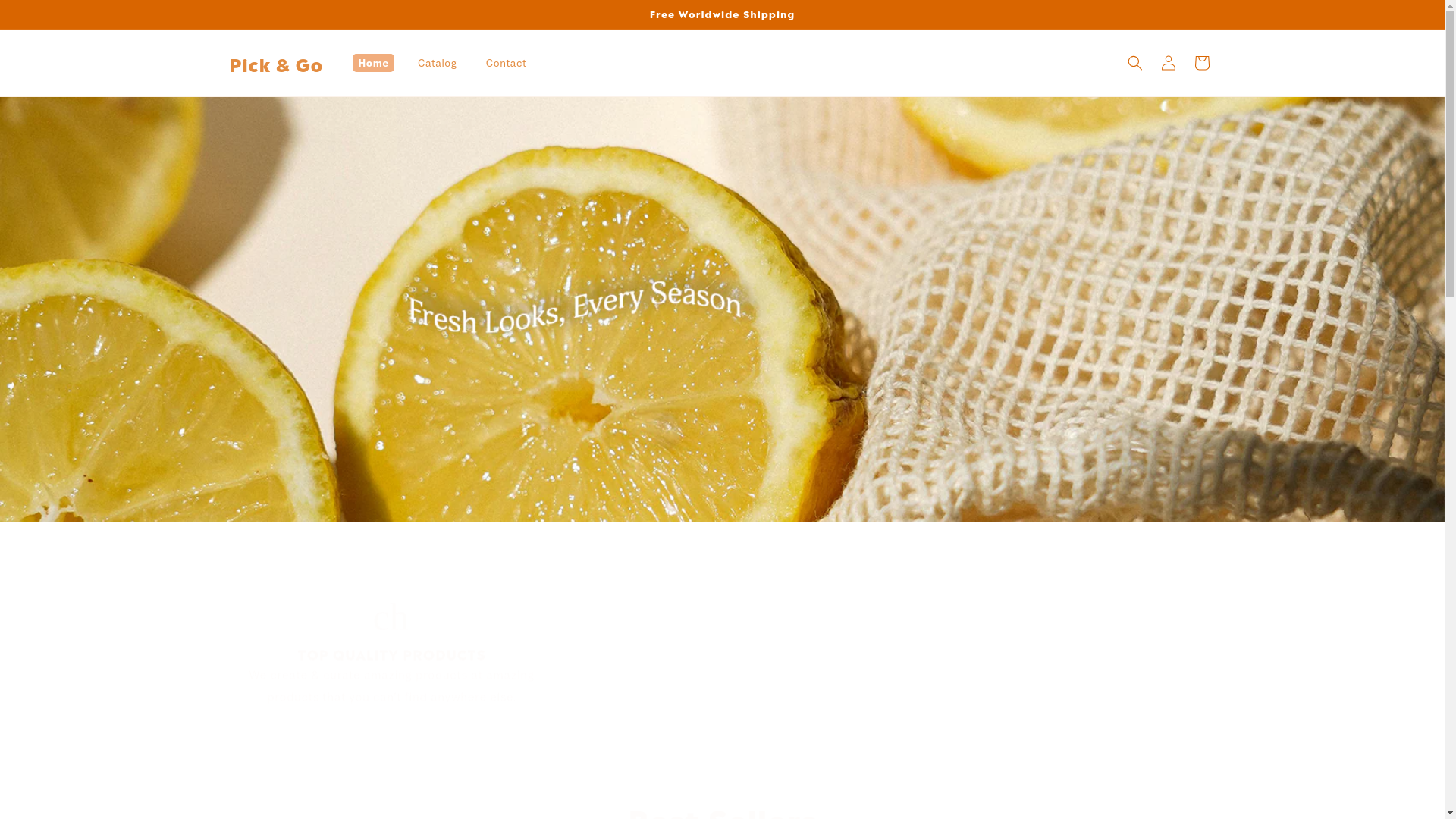 website screenshot of https://pickandgo.com.co/