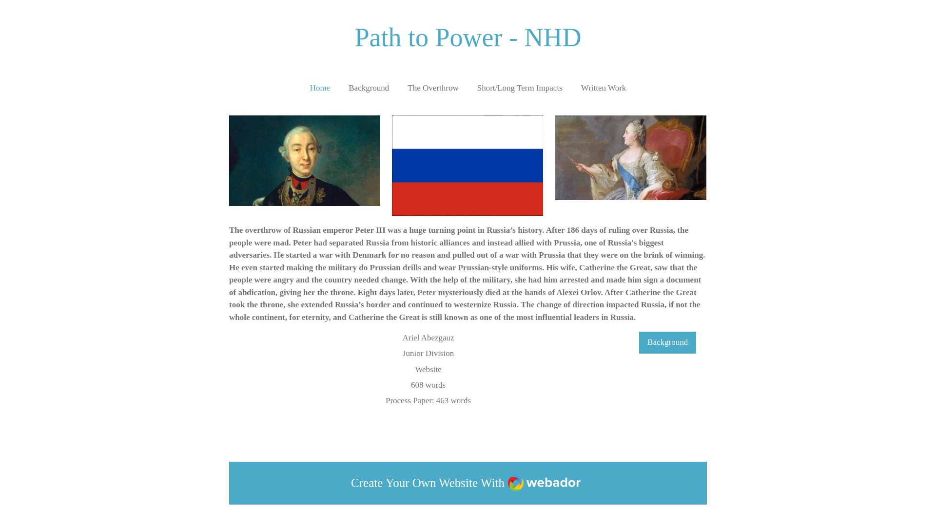 website screenshot of https://path-to-power-nhd.com/