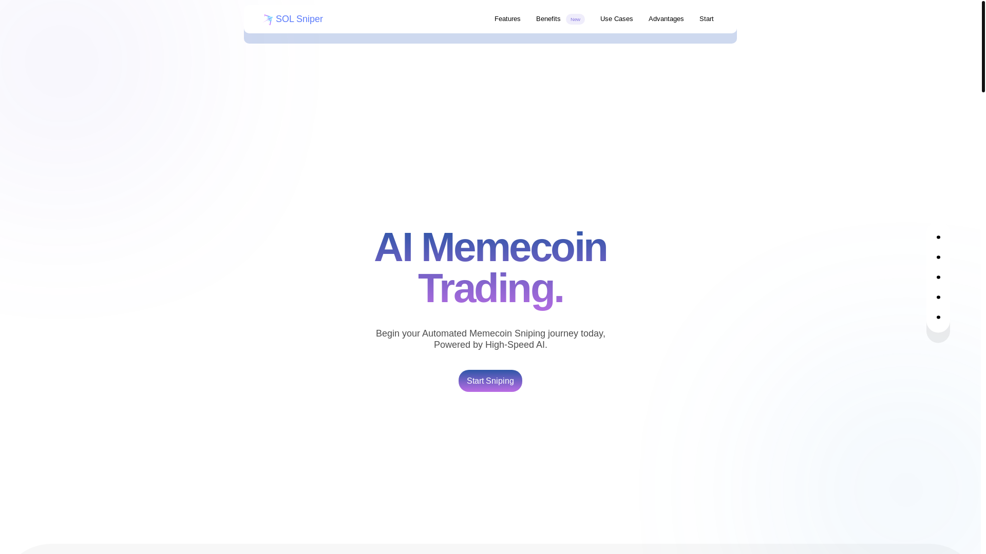website screenshot of https://soltracker.trade/