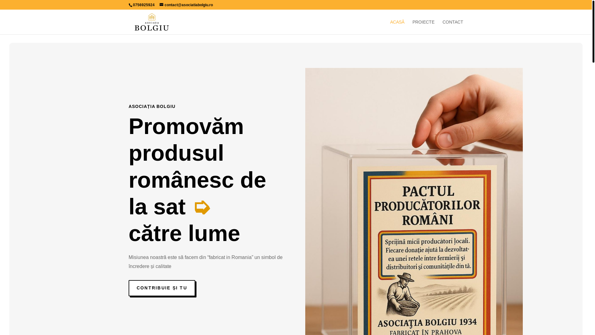 website screenshot of https://asociatiabolgiu.ro/