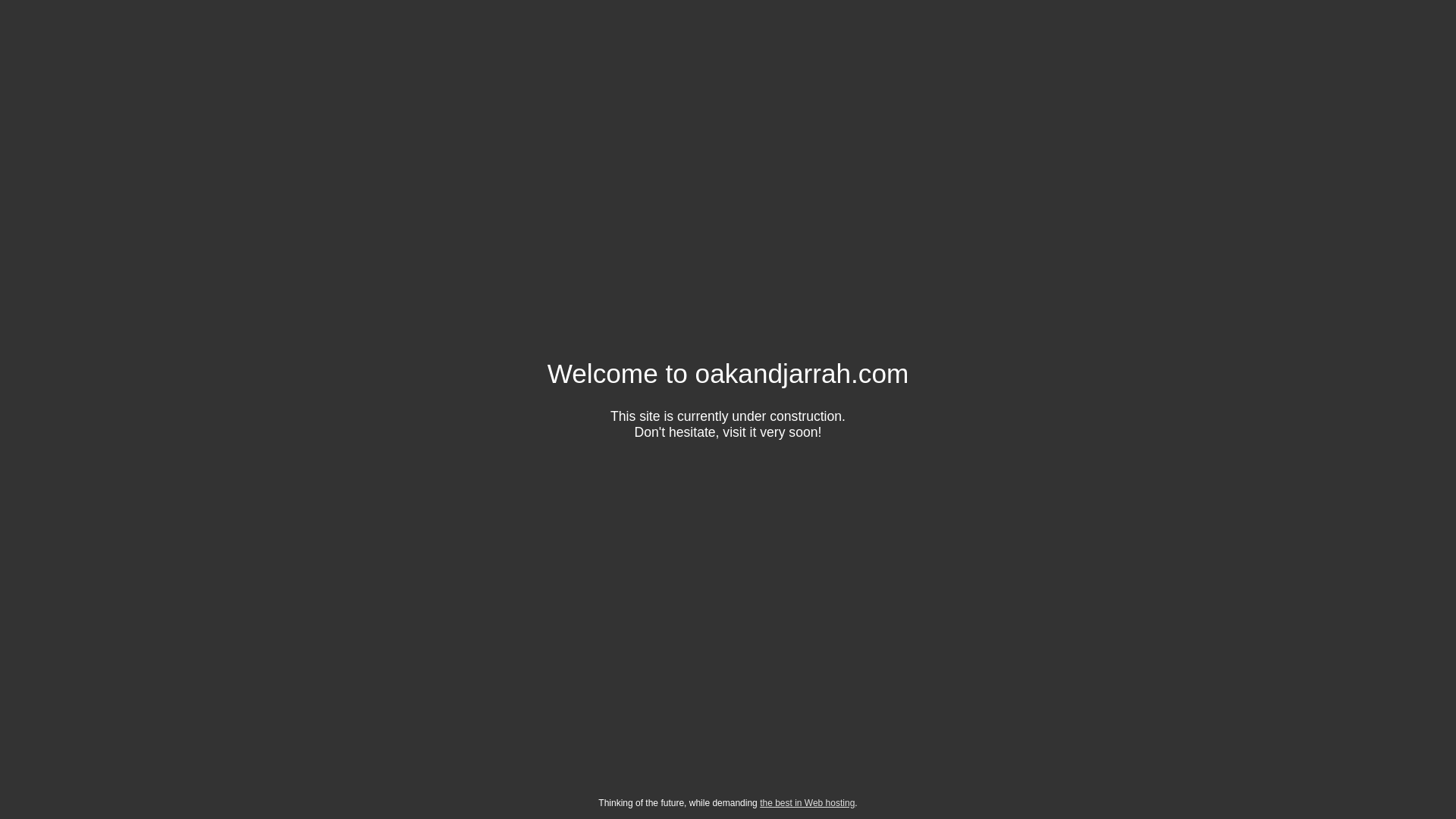 website screenshot of https://oakandjarrah.com/