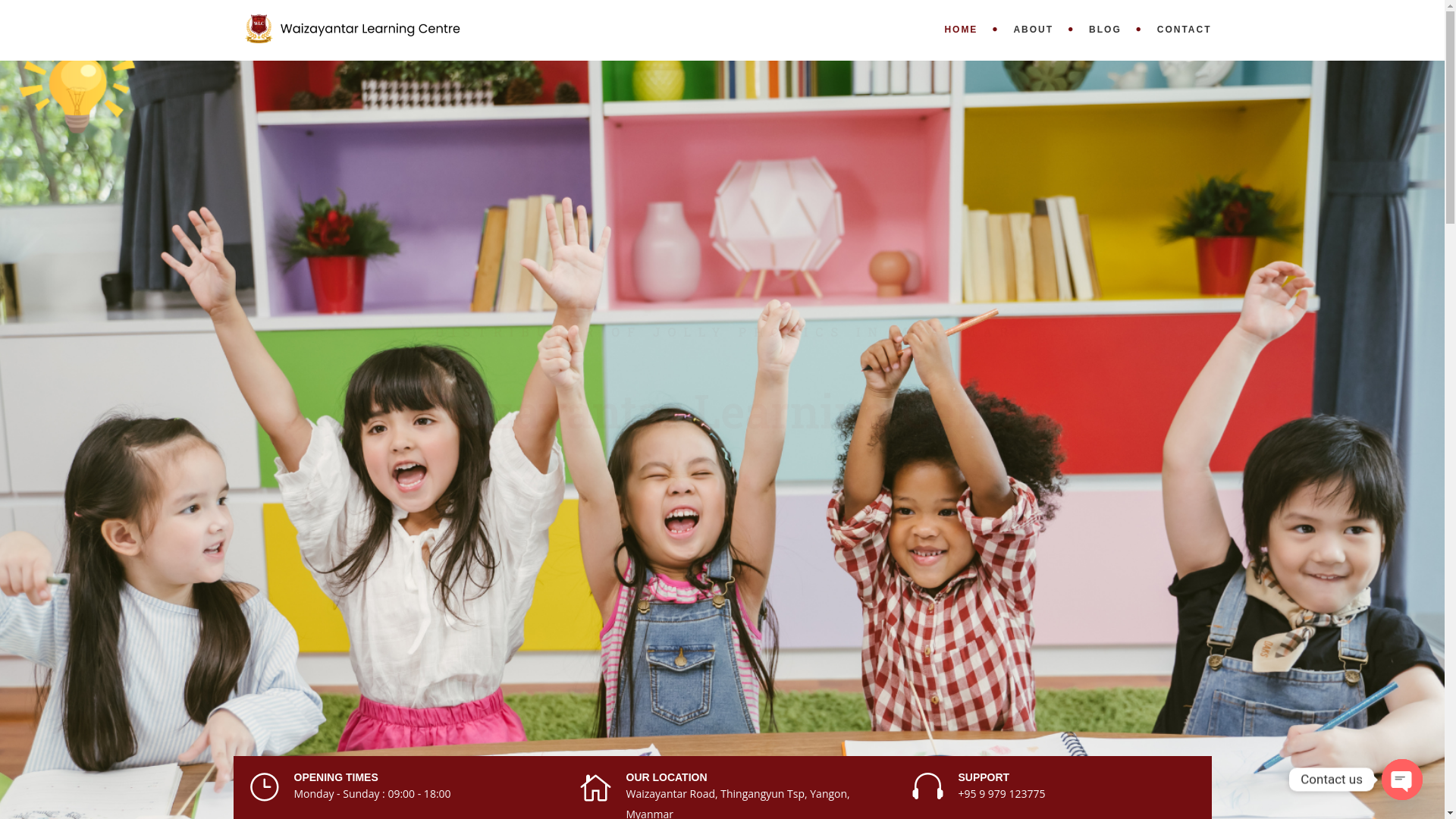 website screenshot of https://wlc-myanmar.com/