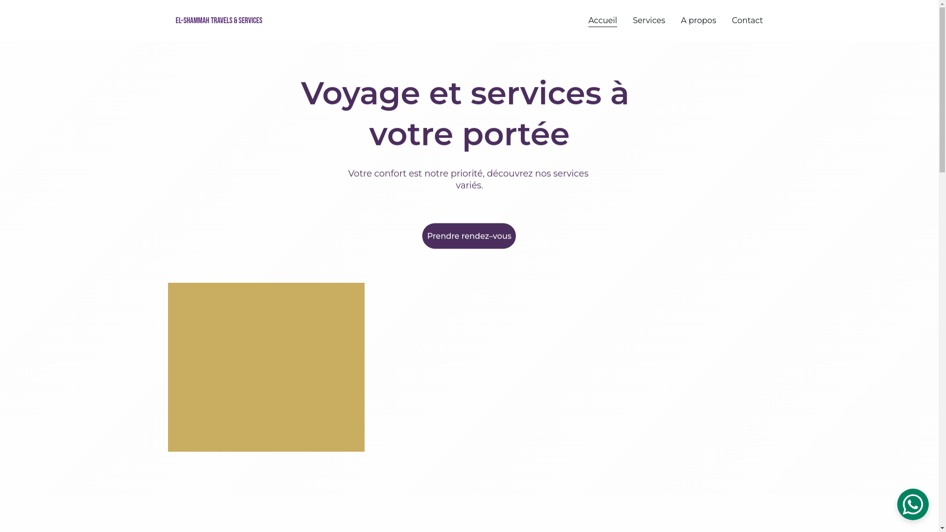 website screenshot of https://elshammahtravels.site/
