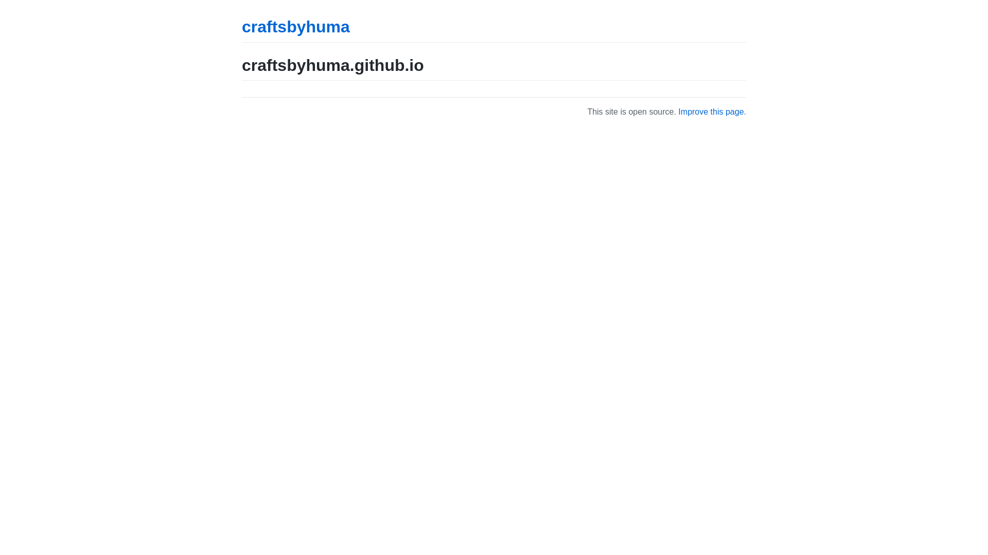 website screenshot of https://craftsbyhuma.ca/