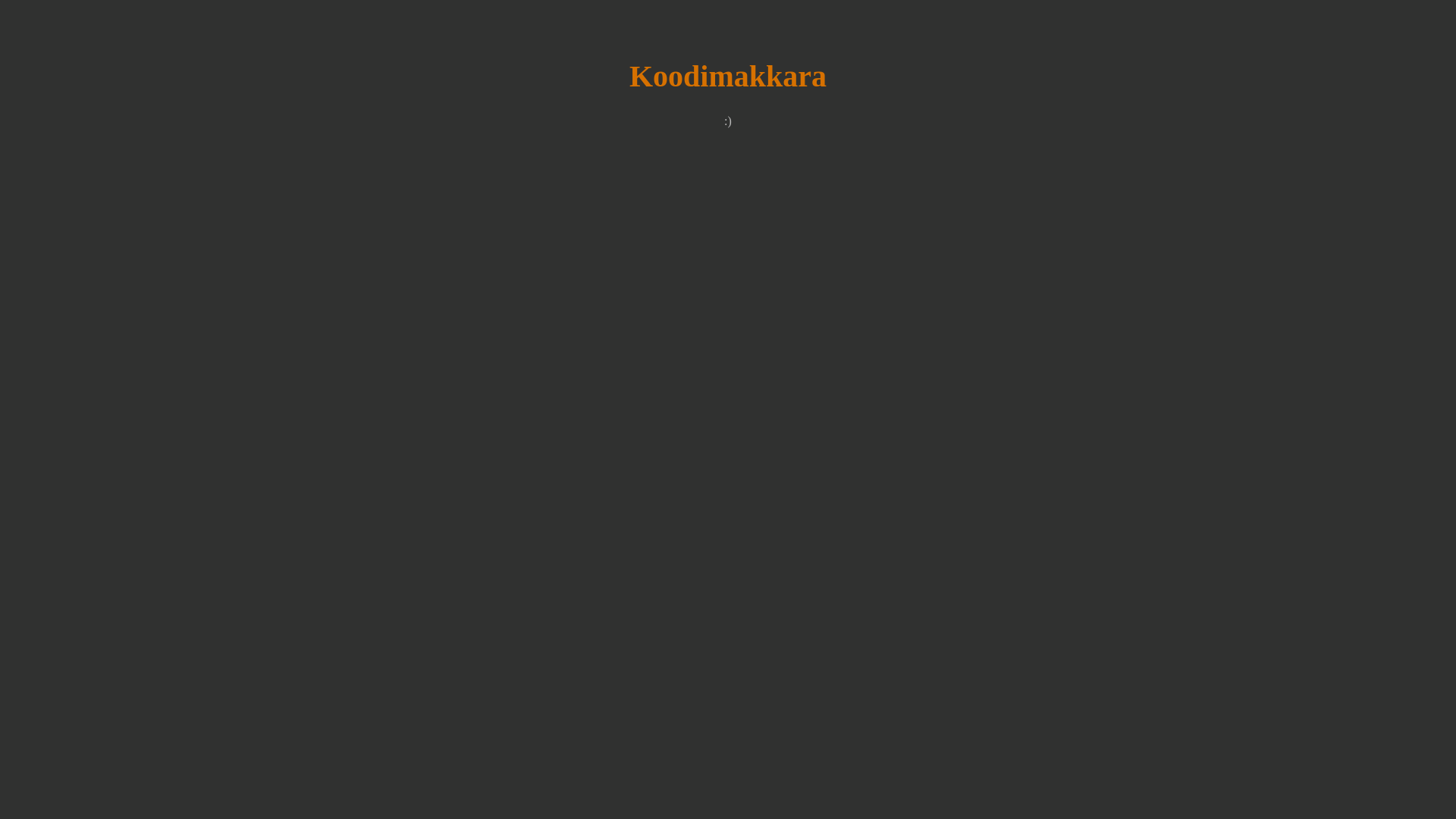 website screenshot of https://koodimakkara.pages.dev/