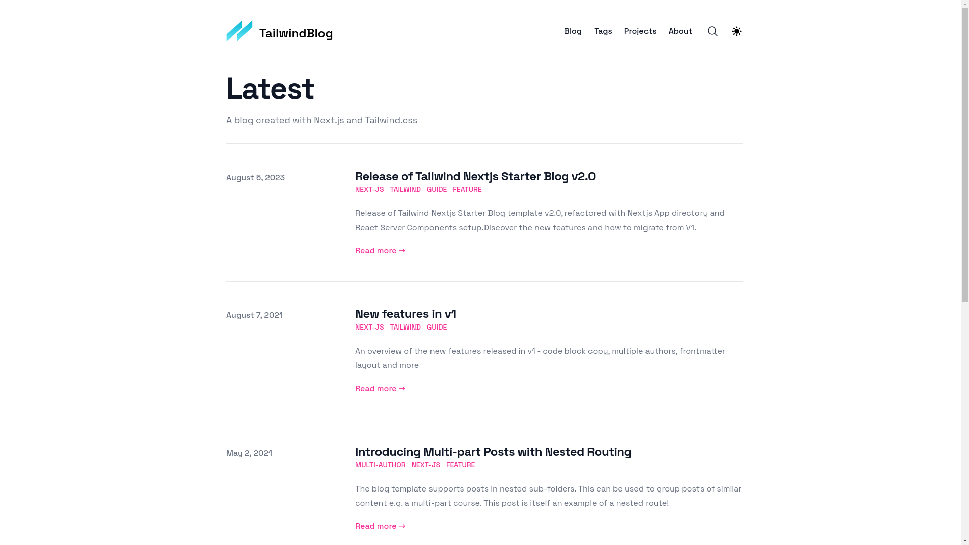 website screenshot of https://my-awesome-blog-yqq.pages.dev/