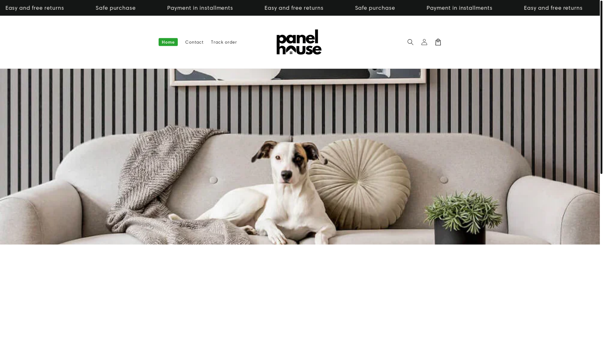 website screenshot of https://panelhouse.store/