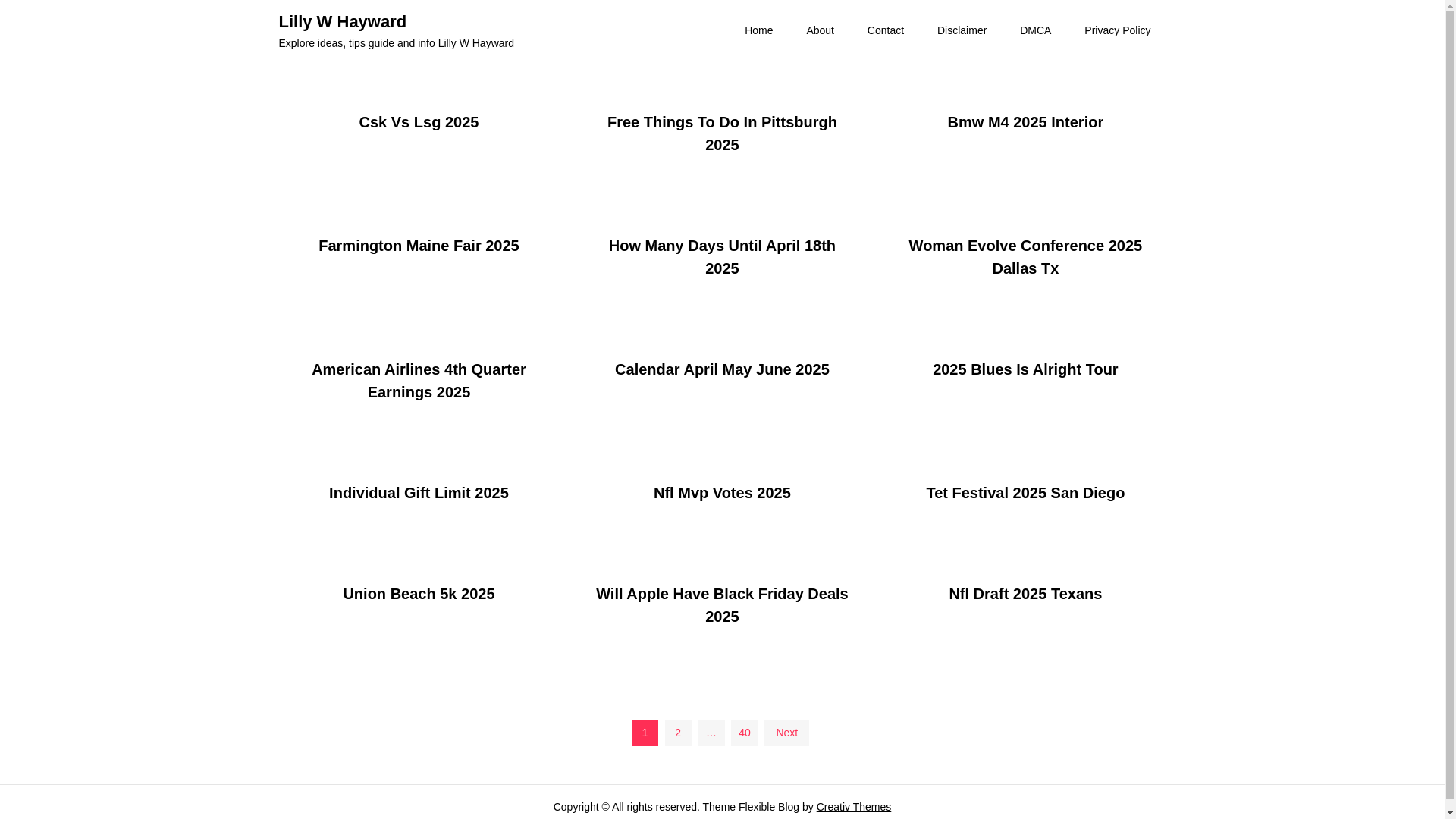 website screenshot of https://lillywhayward.pages.dev/