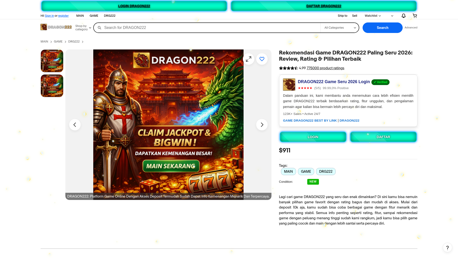 website screenshot of https://dragon222-menang.pages.dev/