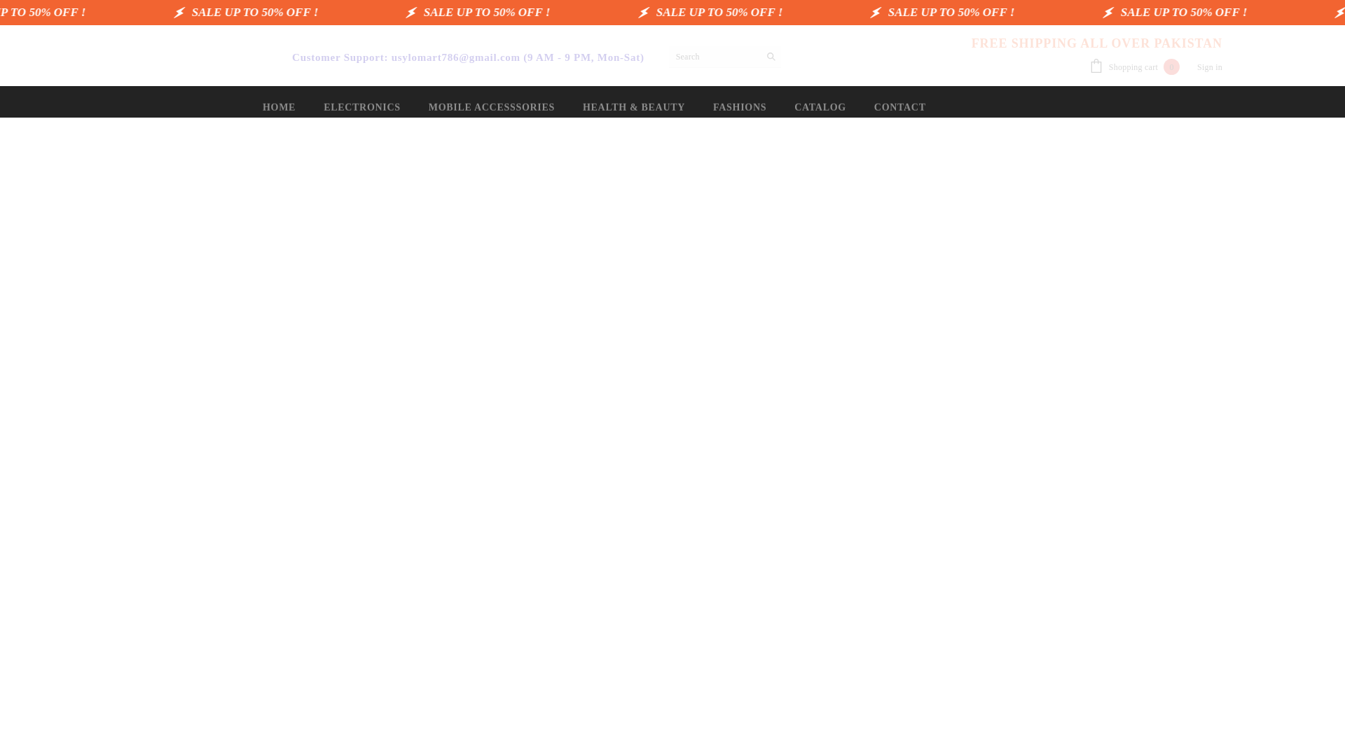 website screenshot of https://usylomart.com/