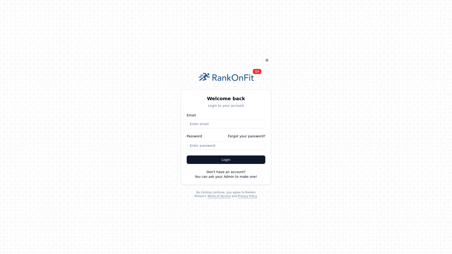 website screenshot of https://rankon-fit-frontend-v2-qa-gitlab.pages.dev/