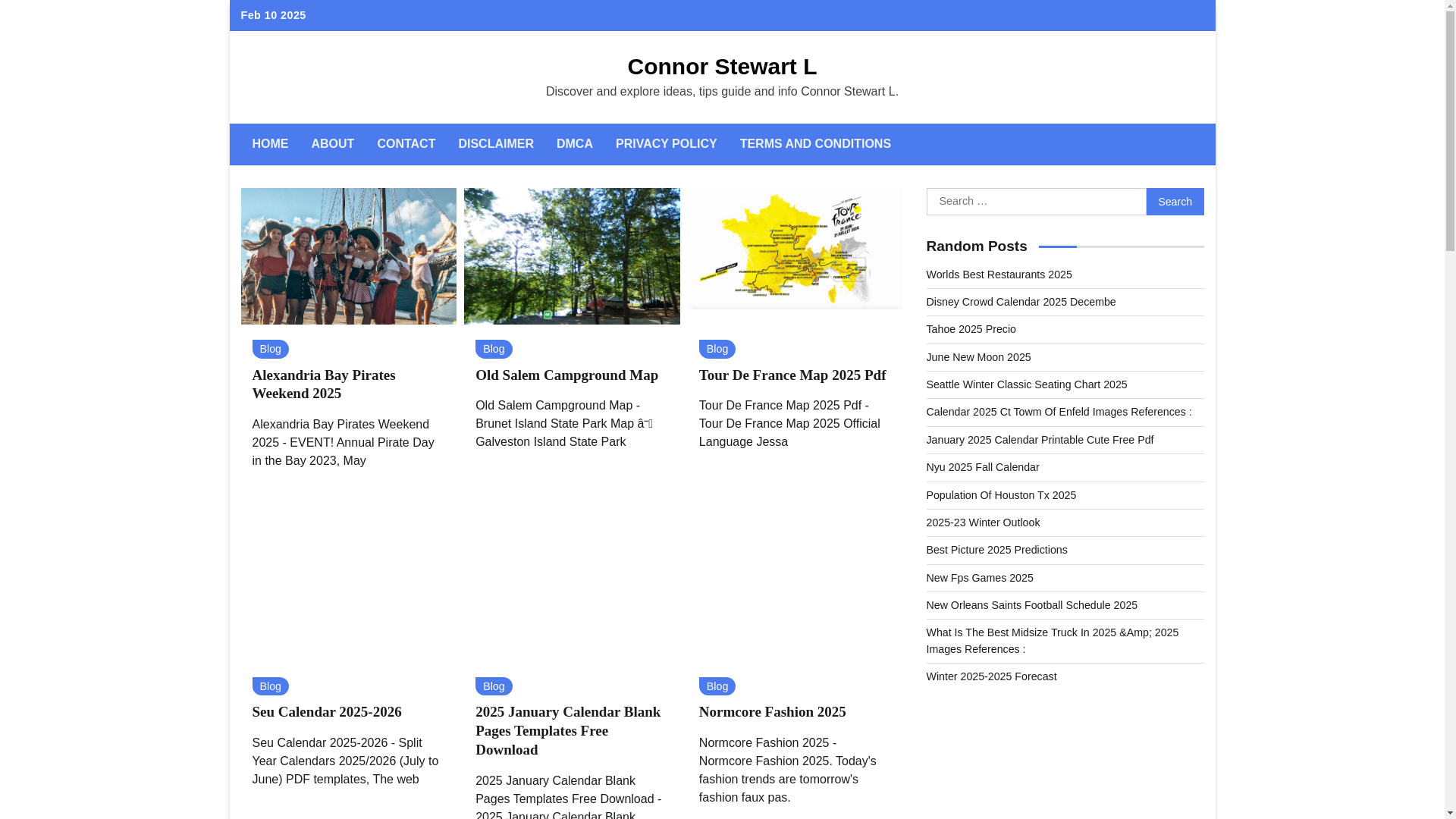 website screenshot of https://connorstewartl.pages.dev/