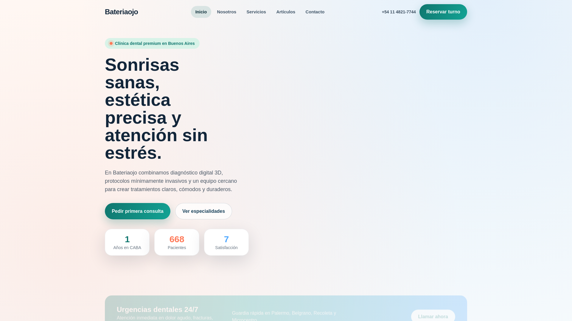 website screenshot of https://bateriaojo.pro/