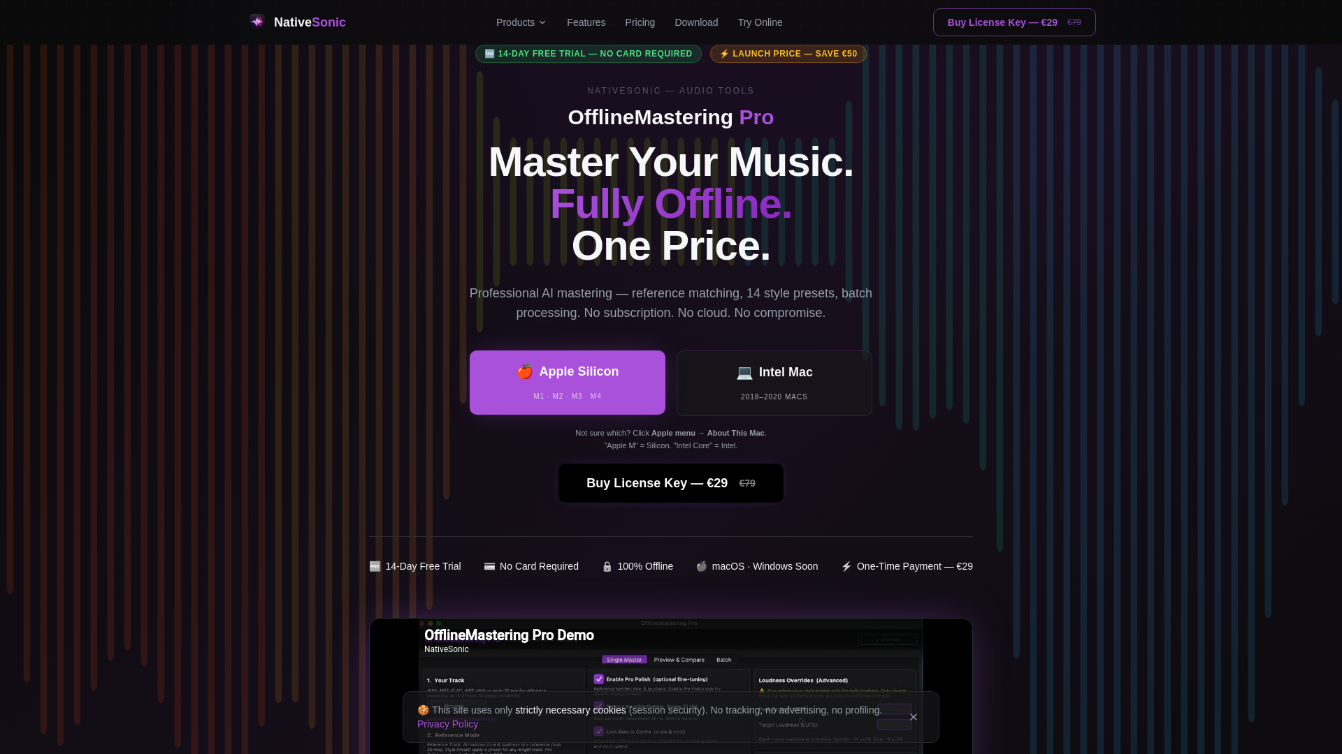 website screenshot of https://nativesonic.pages.dev/