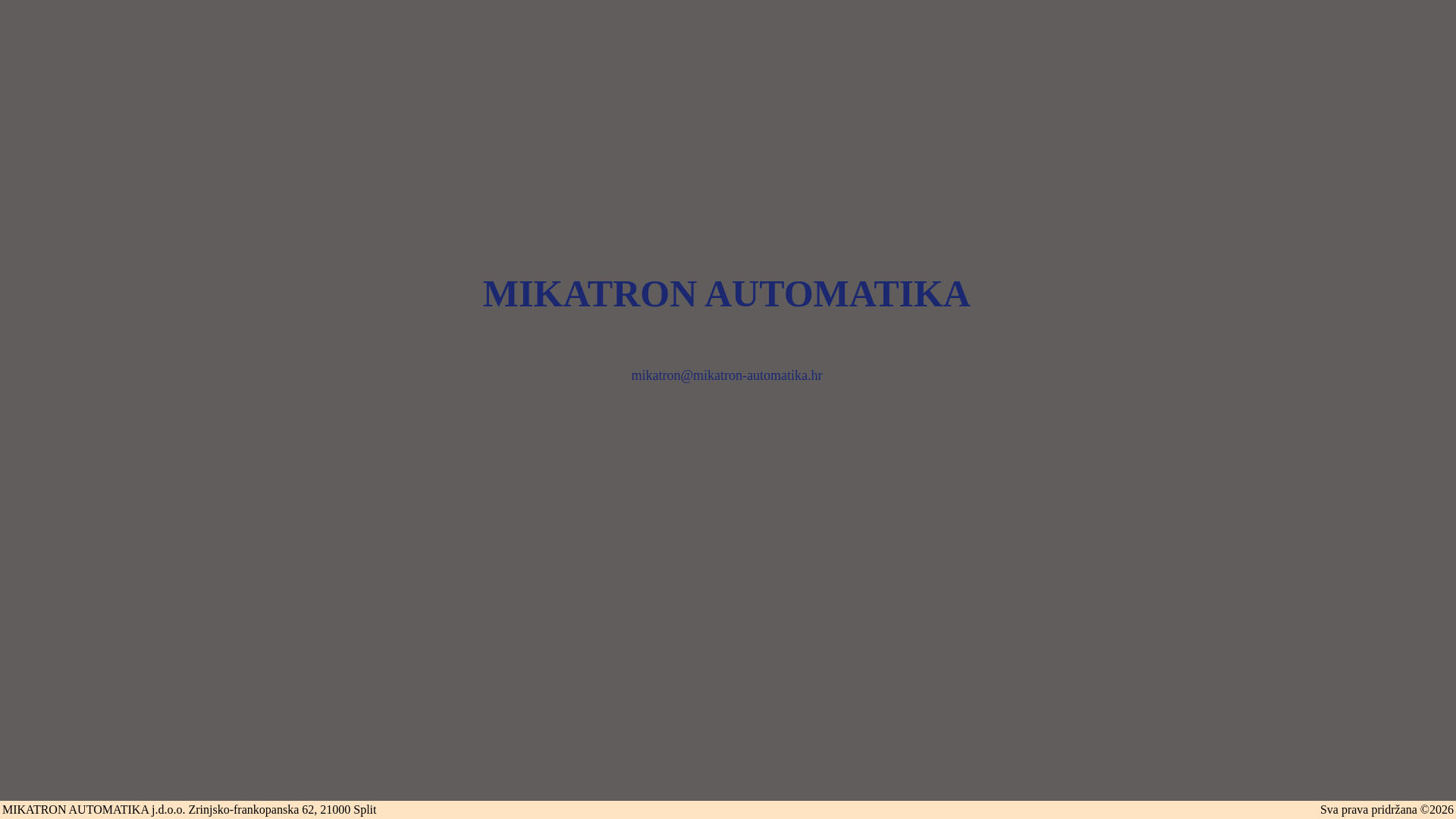 website screenshot of https://mikatron-automatika.hr/